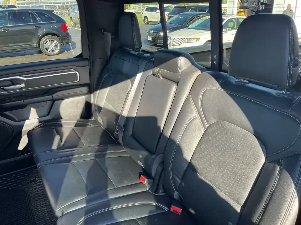 2020 Ram 1500 Big Horn Crew Cab SWB 4WD (1C6SRFFT8LN) with an 5.7L V8 OHV 16V engine, 8A transmission, located at 4508 South Dixie Dr, Moraine, OH, 45439, (937) 908-9800, 39.689976, -84.218452 - Picture your next weekend: the boat hooked up, the family loaded in, and a smooth pull down I75 toward the river-without needing to baby the throttle or worry about space. This 2020 Ram 1500 Big Horn Crew Cab 4x4 (5'7-in box) is built for real life in Southwest Ohio, whether you're commuting from K - Photo#10