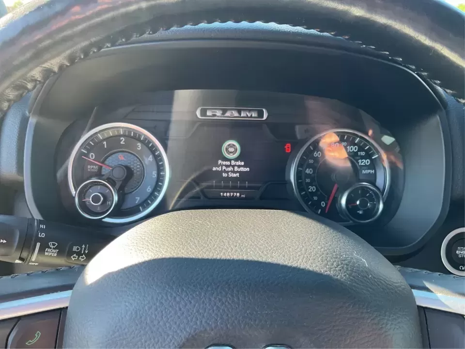 2020 Ram 1500 Big Horn Crew Cab SWB 4WD (1C6SRFFT8LN) with an 5.7L V8 OHV 16V engine, 8A transmission, located at 4508 South Dixie Dr, Moraine, OH, 45439, (937) 908-9800, 39.689976, -84.218452 - Picture your next weekend: the boat hooked up, the family loaded in, and a smooth pull down I75 toward the river-without needing to baby the throttle or worry about space. This 2020 Ram 1500 Big Horn Crew Cab 4x4 (5'7-in box) is built for real life in Southwest Ohio, whether you're commuting from K - Photo#14