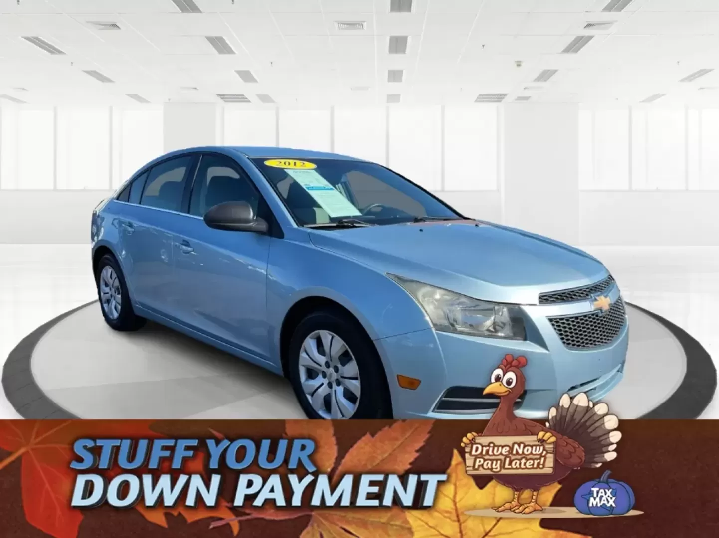 2012 Chevrolet Cruze LS (1G1PC5SH0C7) with an Ecotec 1.8L I-4 DOHC engine, located at 880 E. National Road, Vandalia, OH, 45377, (937) 908-9800, 39.891918, -84.183594 - **Adventure Awaits with the 2012 Chevrolet Cruze LS in Ice Blue Metallic!**<br /> <br /> Are you ready to elevate your daily commute or embark on unforgettable road trips? The 2012 Chevrolet Cruze LS is your perfect companion for any journey, blending comfort, efficiency, and style into one sleek se - Photo#0