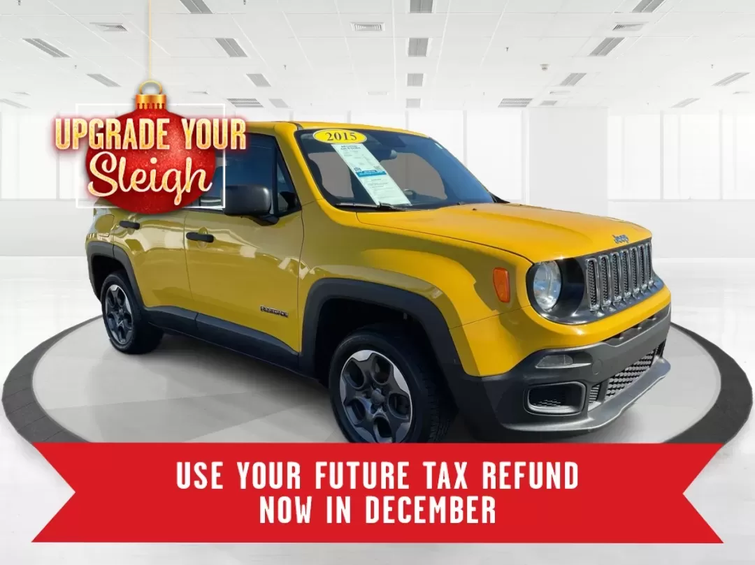 2015 Jeep Renegade Sport (ZACCJAATXFP) with an Other engine, located at 1230 East Main St, Xenia, OH, 45385, (937) 908-9800, 39.688026, -83.910172 - **Experience Adventure and Comfort with the 2015 Jeep Renegade Sport!**<br /> <br /> Are you ready to embrace your adventurous spirit while ensuring comfort and style? The 2015 Jeep Renegade Sport is the perfect vehicle for weekend getaways, daily commutes, and everything in between! Imagine cruisin - Photo#0