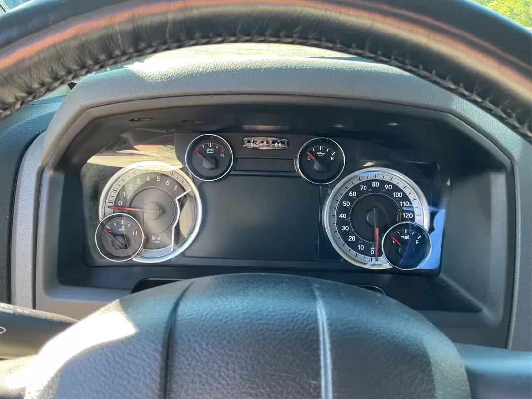 2019 Ram 1500 Big Horn Crew Cab 4x4 5'7 Box (1C6RR7LT9KS) with an HEMI 5.7L V-8 variable valve control engine, located at 401 Woodman Dr, Riverside, OH, 45431, (937) 908-9800, 39.760899, -84.123421 - **Elevate Your Adventures with the 2019 Ram 1500 Big Horn Crew Cab!** <br /> <br /> Are you ready to take on the world with a vehicle that perfectly balances work and play? The 2019 Ram 1500 Big Horn Crew Cab is the ultimate truck for those who crave both functionality and style. Whether you're load - Photo#14