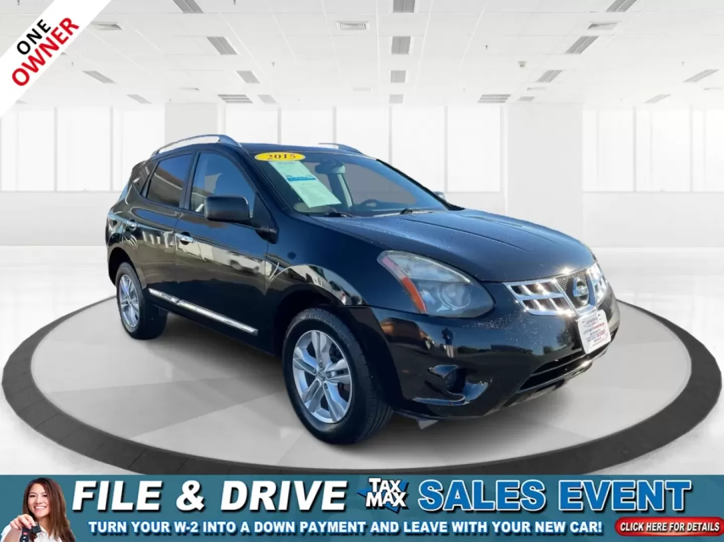 2015 Nissan Rogue S (JN8AS5MV2FW) with an 2.5L I-4 DOHC engine, located at 1184 Kauffman Ave, Fairborn, OH, 45324, (937) 908-9800, 39.807072, -84.030914 - One Owner - Photo#0
