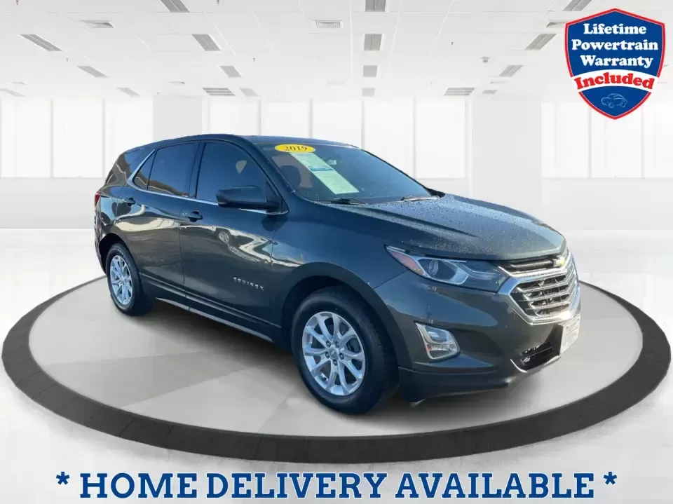 2019 Chevrolet Equinox LT 2WD (3GNAXKEV7KS) with an 1.5L L4 DIR DOHC 16V TURBO engine, 6A transmission, located at 8750 N County Rd 25A, Piqua, OH, 45356, (937) 908-9800, 40.164391, -84.232513 - Whether you're juggling school drop-offs, commuting down I-75, or planning a weekend escape to Indian Lake, this 2019 Chevrolet Equinox LT 2WD is the kind of practical SUV that fits real-life Ohio driving. With comfortable seating for five, strong fuel economy, and everyday versatility, it's a smart - Photo#0