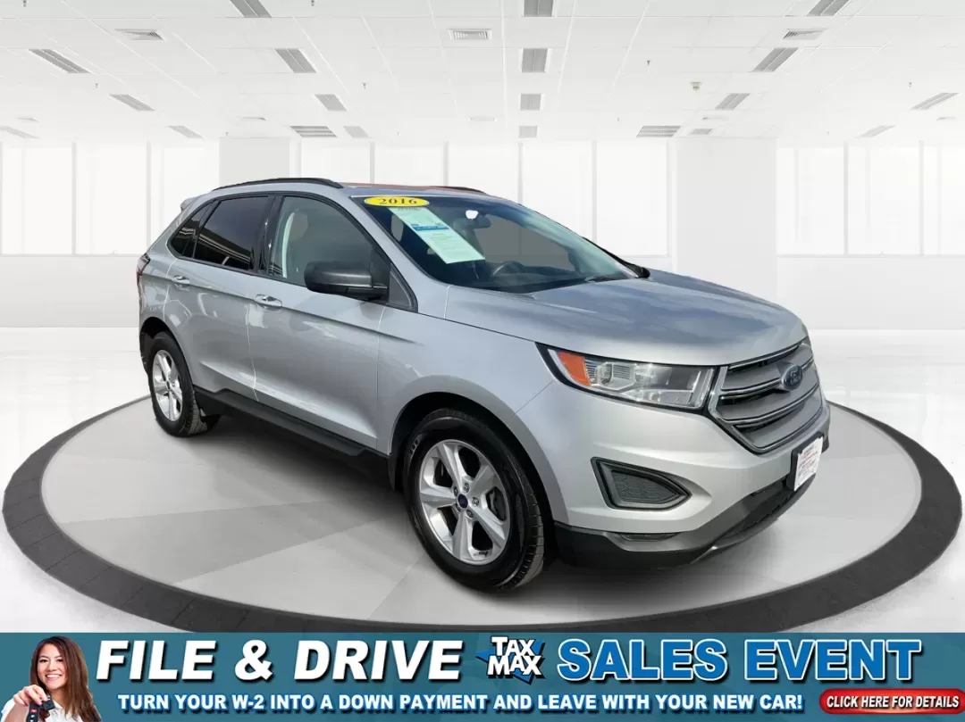 2016 Ford Edge SE (2FMPK4G9XGB) with an EcoBoost 2L I-4 gasoline direct injection engine, 6A transmission, located at 1230 East Main St, Xenia, OH, 45385, (937) 908-9800, 39.688026, -83.910172 - Rev up your lifestyle with the perfect blend of style, comfort, and utility that the 2016 Ford Edge SE offers! If you're looking for a reliable SUV that seamlessly fits into your busy life-whether it's taking the kids to school, embarking on family adventures, or handling your daily commute-this veh - Photo#0