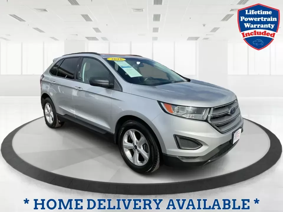 2016 Ford Edge SE (2FMPK4G9XGB) with an EcoBoost 2L I-4 gasoline direct injection engine, 6A transmission, located at 1099 N County Rd 25A , Troy, OH, 45373, (937) 908-9800, 40.057079, -84.212883 - Rev up your lifestyle with the perfect blend of style, comfort, and utility that the 2016 Ford Edge SE offers! If you're looking for a reliable SUV that seamlessly fits into your busy life-whether it's taking the kids to school, embarking on family adventures, or handling your daily commute-this veh - Photo#0