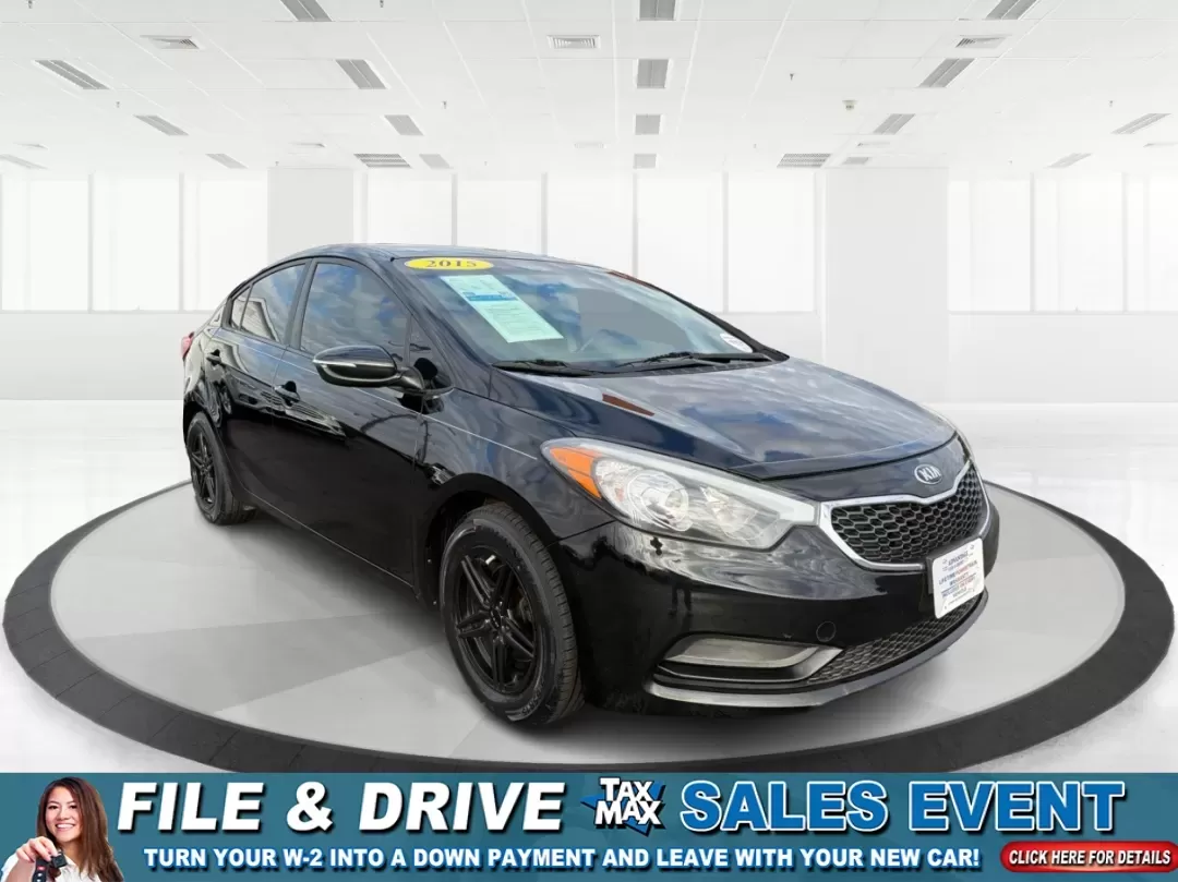 2015 Kia Forte LX (KNAFX4A67F5) with an 1.8L I-4 DOHC engine, located at 8750 N County Rd 25A, Piqua, OH, 45356, (937) 908-9800, 40.164391, -84.232513 - 2015 Kia Forte LX - Photo#0