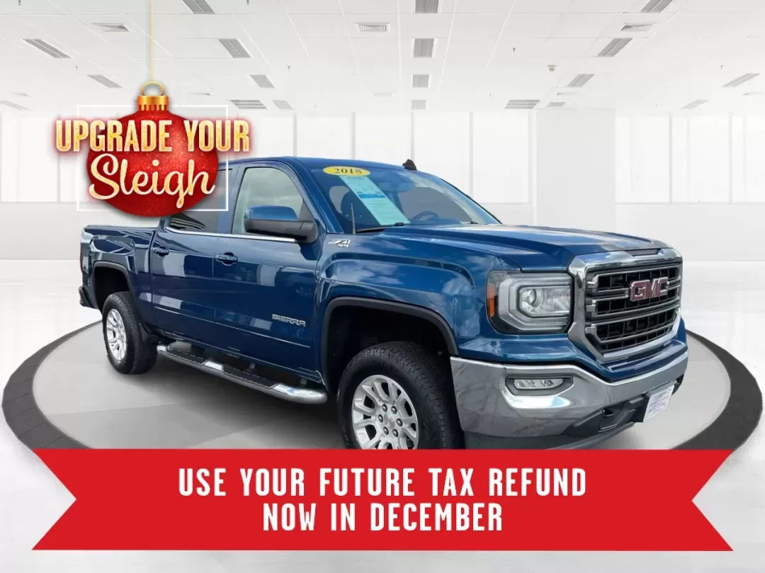 2018 GMC Sierra 1500 SLE (3GTU2MEC2JG) with an 5.3 engine, located at 1230 East Main St, Xenia, OH, 45385, (937) 908-9800, 39.688026, -83.910172 - Elevate your lifestyle with the unparalleled capability and comfort of the 2018 GMC Sierra 1500 SLE, now available at Advantage Car and Credit in Xenia, OH. This crew cab truck is not just a vehicle; it's a versatile companion for weekend adventures, family outings, and daily commutes alike. If you' - Photo#0