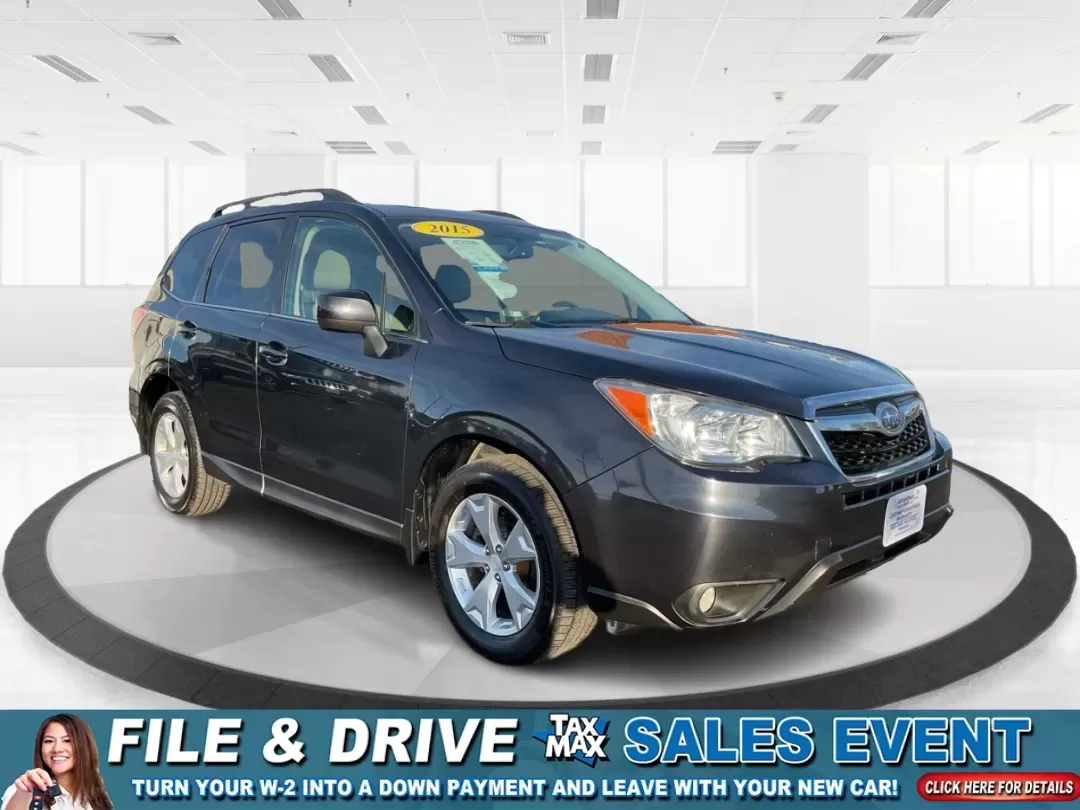 2015 Subaru Forester 2.5i Limited (JF2SJAHC5FH) with an 2.5L H-4 DOHC engine, located at 401 Woodman Dr, Riverside, OH, 45431, (937) 908-9800, 39.760899, -84.123421 - Looking for a reliable vehicle that can seamlessly transition from daily commutes to weekend adventures? Look no further than the 2015 Subaru Forester 2.5i Limited, available now at Advantage Car and Credit in Xenia, OH. This versatile SUV is perfect for growing families, outdoor enthusiasts, and an - Photo#0