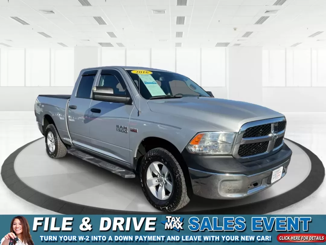 2016 Ram 1500 Tradesman (1C6RR7FT3GS) with an Other engine, located at 4508 South Dixie Dr, Moraine, OH, 45439, (937) 908-9800, 39.689976, -84.218452 - Looking for a reliable vehicle that seamlessly fits into your active lifestyle? Look no further than this robust 2016 Ram 1500 Tradesman, available now at Advantage Car and Credit in Moraine, OH. This quad cab truck is not just a vehicle; it's a gateway to adventure, perfect for weekend getaways, tr - Photo#0