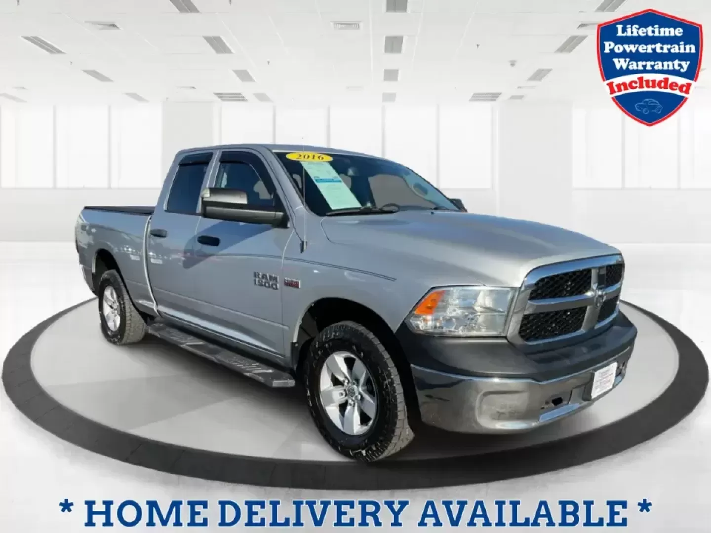 2016 Ram 1500 Tradesman (1C6RR7FT3GS) with an 5.7L V8 OHV 16V engine, 6A transmission, located at 401 Woodman Dr, Riverside, OH, 45431, (937) 908-9800, 39.760899, -84.123421 - Looking for a reliable vehicle that seamlessly fits into your active lifestyle? Look no further than this robust 2016 Ram 1500 Tradesman, available now at Advantage Car and Credit in Moraine, OH. This quad cab truck is not just a vehicle; it's a gateway to adventure, perfect for weekend getaways, tr - Photo#0