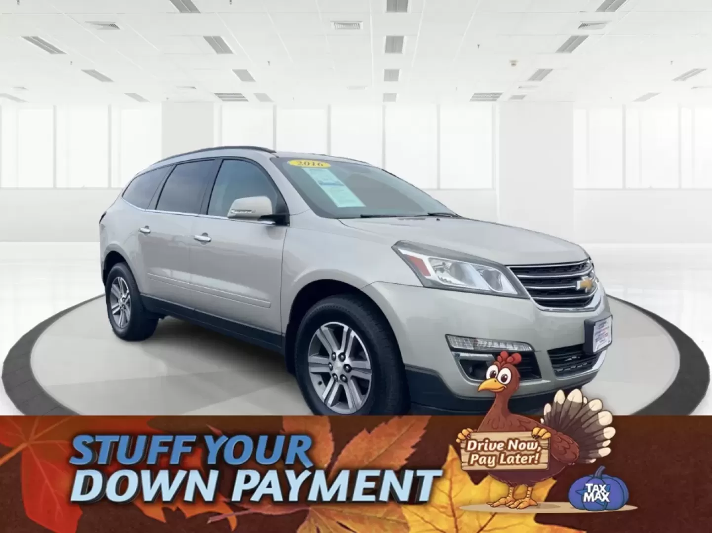 2016 Chevrolet Traverse 1LT (1GNKVGKD0GJ) with an 3.6L V-6 gasoline direct injection engine, located at 8750 N County Rd 25A, Piqua, OH, 45356, (937) 908-9800, 40.164391, -84.232513 - Are you looking for the perfect family SUV that balances space, comfort, and reliability? Look no further than this stunning 2016 Chevrolet Traverse 1LT, available now at Advantage Car and Credit in Piqua, OH. With its spacious interior and robust features, this SUV is designed for growing families, - Photo#0