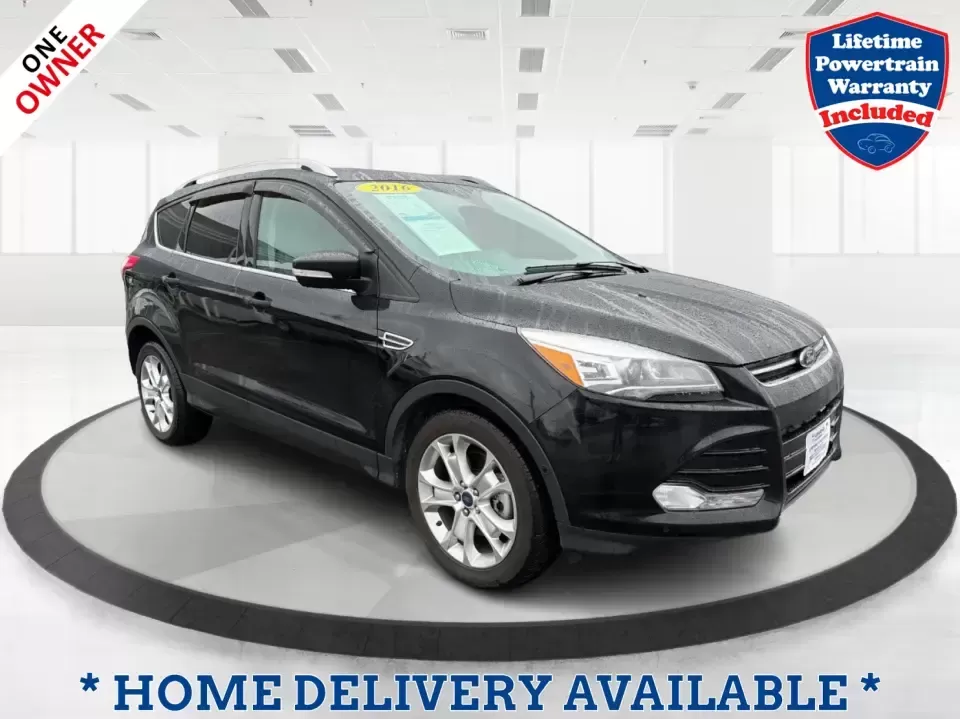 2016 Ford Escape Titanium (1FMCU0J94GU) with an 2.0L L4 DOHC 16V engine, 6-Speed Automatic transmission, located at 8750 N County Rd 25A, Piqua, OH, 45356, (937) 908-9800, 40.164391, -84.232513 - **Explore New Adventures with the 2016 Ford Escape Titanium Perfect for Families and Commuters Alike!**<br /> <br /> Are you ready to elevate your driving experience? The 2016 Ford Escape Titanium is the ideal companion for both bustling family life and daily commutes, bringing together style, comf - Photo#0