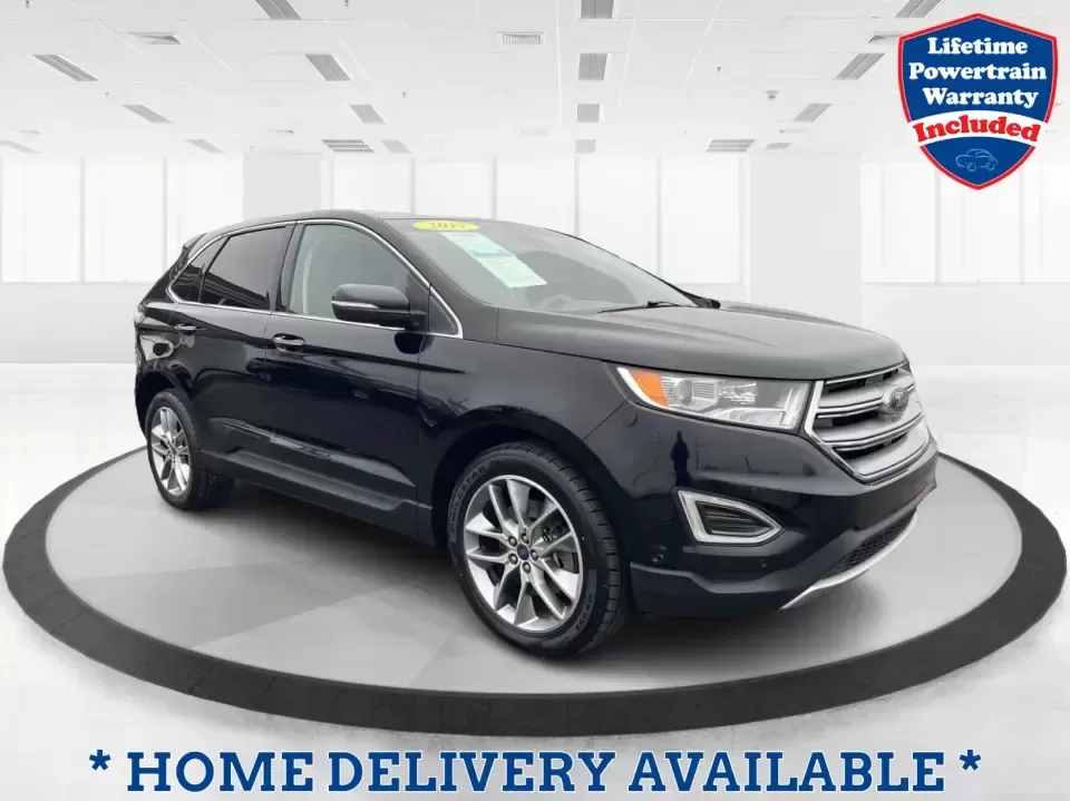 2017 Ford Edge Titanium (2FMPK4K86HB) with an 3.5L V6 DOHC 24V engine, 6A transmission, located at 8750 N County Rd 25A, Piqua, OH, 45356, (937) 908-9800, 40.164391, -84.232513 - Unleash your adventurous spirit with the 2017 Ford Edge Titanium SUV, now available at Advantage Car and Credit in New Carlisle, OH! This versatile vehicle is perfect for families on the go, commuters looking for comfort, or anyone who enjoys weekend adventures. With a spacious interior and robust c - Photo#0