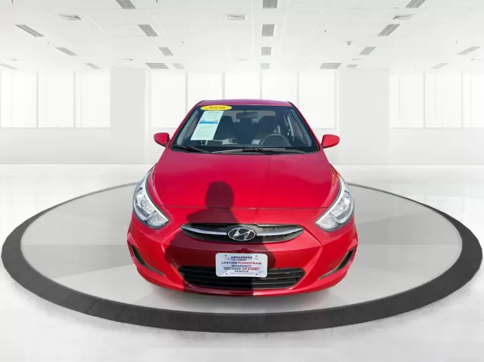 2016 Hyundai Accent SE 4-Door 6A (KMHCT4AE7GU) with an 1.6L L4 DOHC 16V engine, 6A transmission, located at 880 E. National Road, Vandalia, OH, 45377, (937) 908-9800, 39.891918, -84.183594 - Need a smart, budget-friendly commuter that still feels comfortable for everyday life around Vandalia and the Dayton area? This **2016 Hyundai Accent SE** in **Boston Red Metallic** is a practical sedan for busy schedules-perfect for the daily run up **I75**, quick errands along **E. National Road** - Photo#7