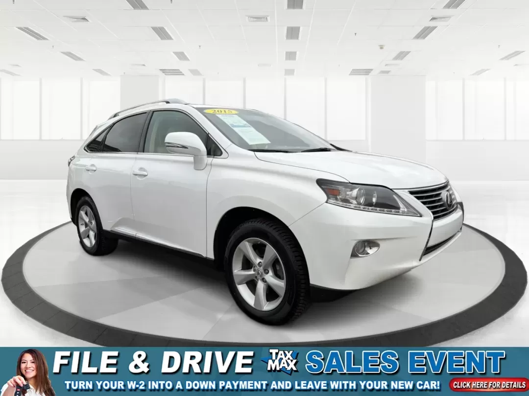 2015 Lexus RX 350 F Sport | Crafted Line (2T2BK1BA3FC) with an 3.5L V-6 DOHC engine, 6-Speed Automatic transmission, located at 880 E. National Road, Vandalia, OH, 45377, (937) 908-9800, 39.891918, -84.183594 - **Elevate Your Drive with the 2015 Lexus RX 350 Perfect for Family Adventures and Daily Commutes!**<br /> <br /> Are you ready to enhance your lifestyle with a vehicle that combines luxury, performance, and reliability? Look no further than the stunning 2015 Lexus RX 350 at Advantage Car and Credit - Photo#0