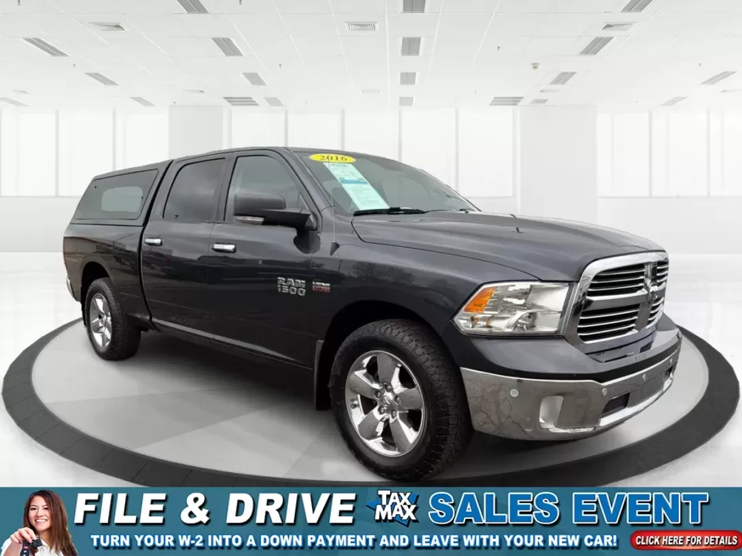 2016 Ram 1500 Big Horn (1C6RR7TTXGS) with an 5.7L V8 OHV 16V engine, 6A transmission, located at 8750 N County Rd 25A, Piqua, OH, 45356, (937) 908-9800, 40.164391, -84.232513 - **Elevate Your Adventures with the 2016 Ram 1500 Big Horn - Perfect for Any Lifestyle!**<br /> <br /> Are you ready to transform your daily commute or weekend outings? The 2016 Ram 1500 Big Horn is not just a truck; it's a lifestyle enhancer that brings both comfort and capability together seamlessl - Photo#0