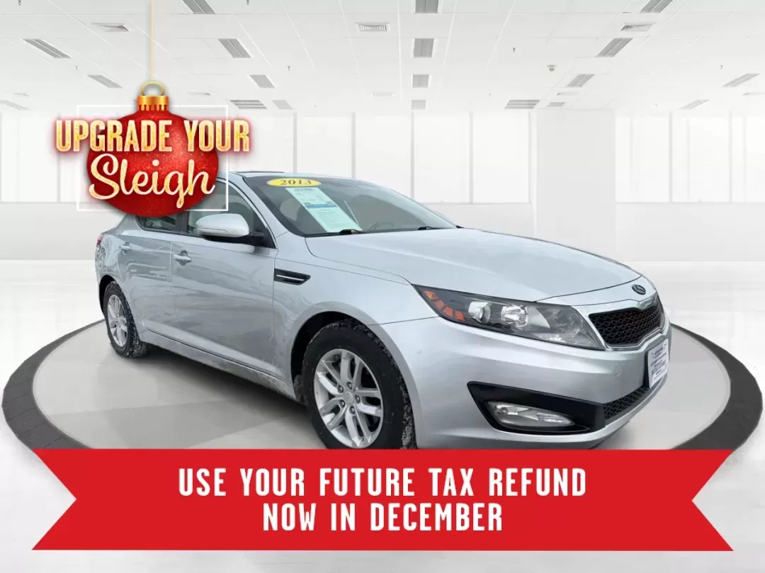 2013 Kia Optima LX (KNAGM4A74D5) with an 2.4L I-4 gasoline direct injection engine, located at 880 E. National Road, Vandalia, OH, 45377, (937) 908-9800, 39.891918, -84.183594 - **Discover Adventure with the 2013 Kia Optima LX at Advantage Car and Credit - Vandalia!** <br /> <br /> Are you ready to elevate your daily drive? Whether you're commuting to work, running errands, or planning a weekend getaway, the 2013 Kia Optima LX is the ideal sedan that seamlessly fits into y - Photo#0