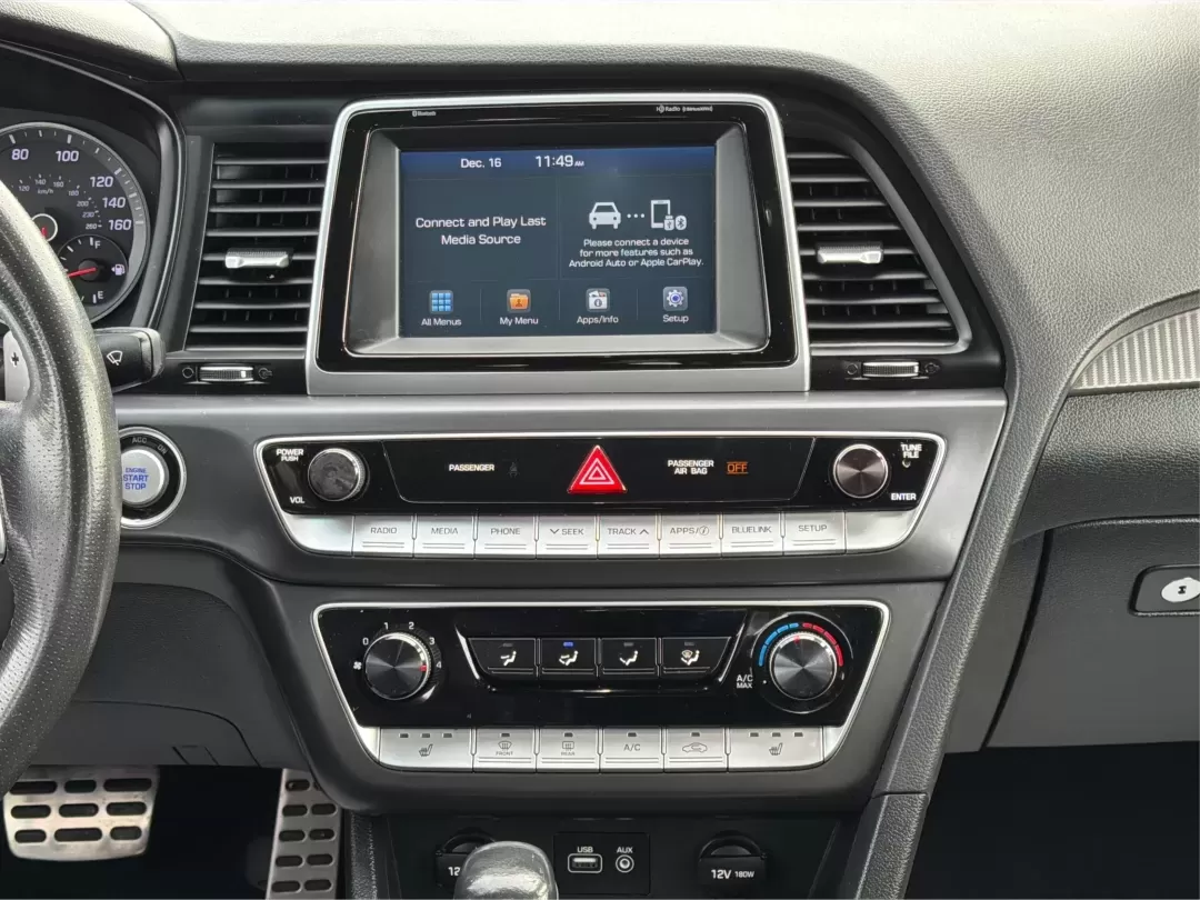 2018 Hyundai Sonata Sport (5NPE34AF6JH) with an 2.4L I-4 gasoline direct injection engine, located at 880 E. National Road, Vandalia, OH, 45377, (937) 908-9800, 39.891918, -84.183594 - **Discover the 2018 Hyundai Sonata Sport: Elevate Your Daily Commute in Style!**<br /> <br /> Are you seeking a vehicle that perfectly balances style, comfort, and reliability for your daily commute or family outings? Look no further than this stunning 2018 Hyundai Sonata Sport, available now at Adv - Photo#12