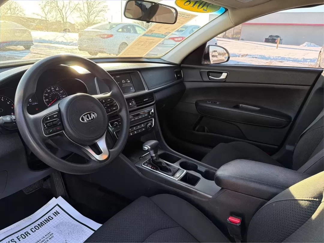 2018 Kia Optima LX (5XXGT4L39JG) with an Theta II 2.4L I-4 gasoline direct injection engine, located at 1099 N County Rd 25A , Troy, OH, 45373, (937) 908-9800, 40.057079, -84.212883 - Discover the perfect blend of style, comfort, and reliability with the 2018 Kia Optima LX, now available at Advantage Car and Credit in New Carlisle, OH. This sedan is designed for those who appreciate a smooth driving experience and high-end features, making it an ideal choice for budget-conscious - Photo#9