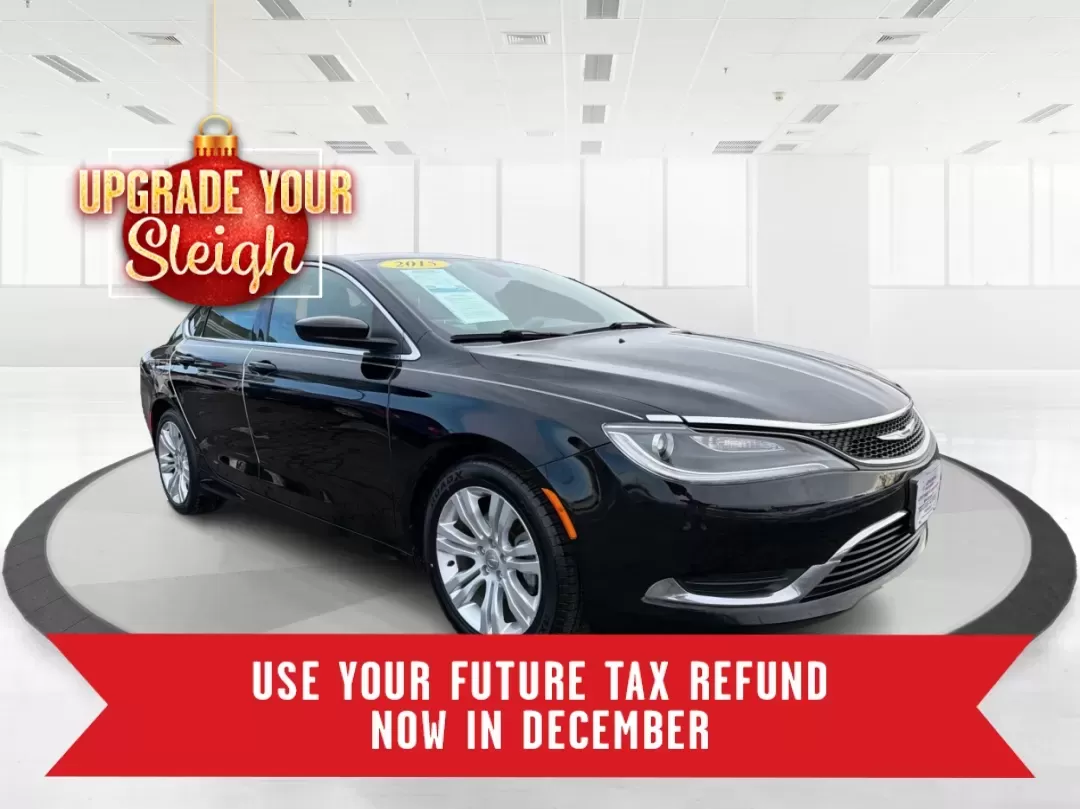 2015 Chrysler 200 Limited (1C3CCCAB3FN) with an 2.4L L4 DOHC 16V engine, 9-Speed Automatic transmission, located at 1951 S Dayton Lakeview Rd., New Carlisle, OH, 45344, (937) 908-9800, 39.890999, -84.050255 - **Elevate Your Everyday Commute with the 2015 Chrysler 200 Limited**<br /> <br /> Are you searching for a stylish and reliable sedan that can effortlessly handle your daily commutes and weekend adventures? Look no further than this stunning 2015 Chrysler 200 Limited, available now at Advantage Car a - Photo#0