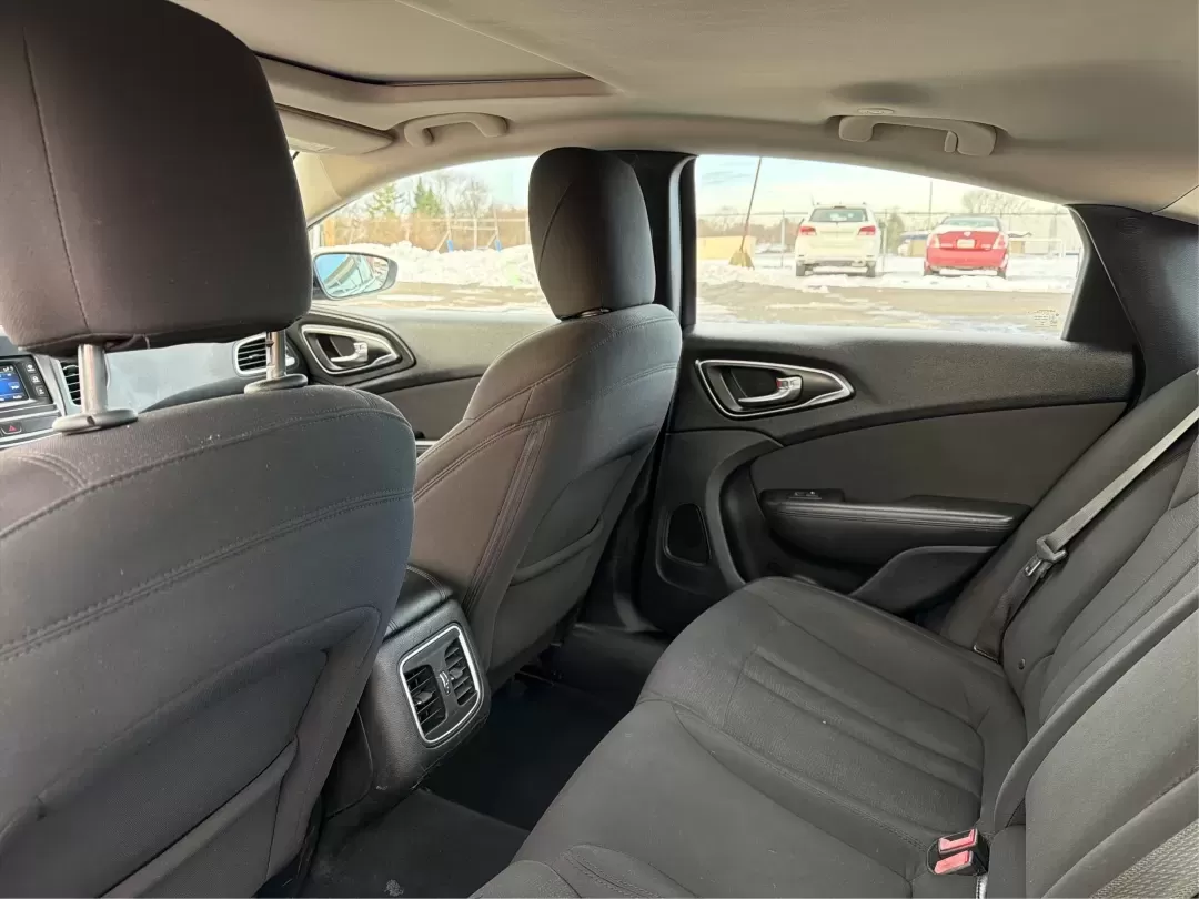 2015 Chrysler 200 Limited (1C3CCCAB3FN) with an 2.4L L4 DOHC 16V engine, 9-Speed Automatic transmission, located at 1951 S Dayton Lakeview Rd., New Carlisle, OH, 45344, (937) 908-9800, 39.890999, -84.050255 - **Elevate Your Everyday Commute with the 2015 Chrysler 200 Limited**<br /> <br /> Are you searching for a stylish and reliable sedan that can effortlessly handle your daily commutes and weekend adventures? Look no further than this stunning 2015 Chrysler 200 Limited, available now at Advantage Car a - Photo#10