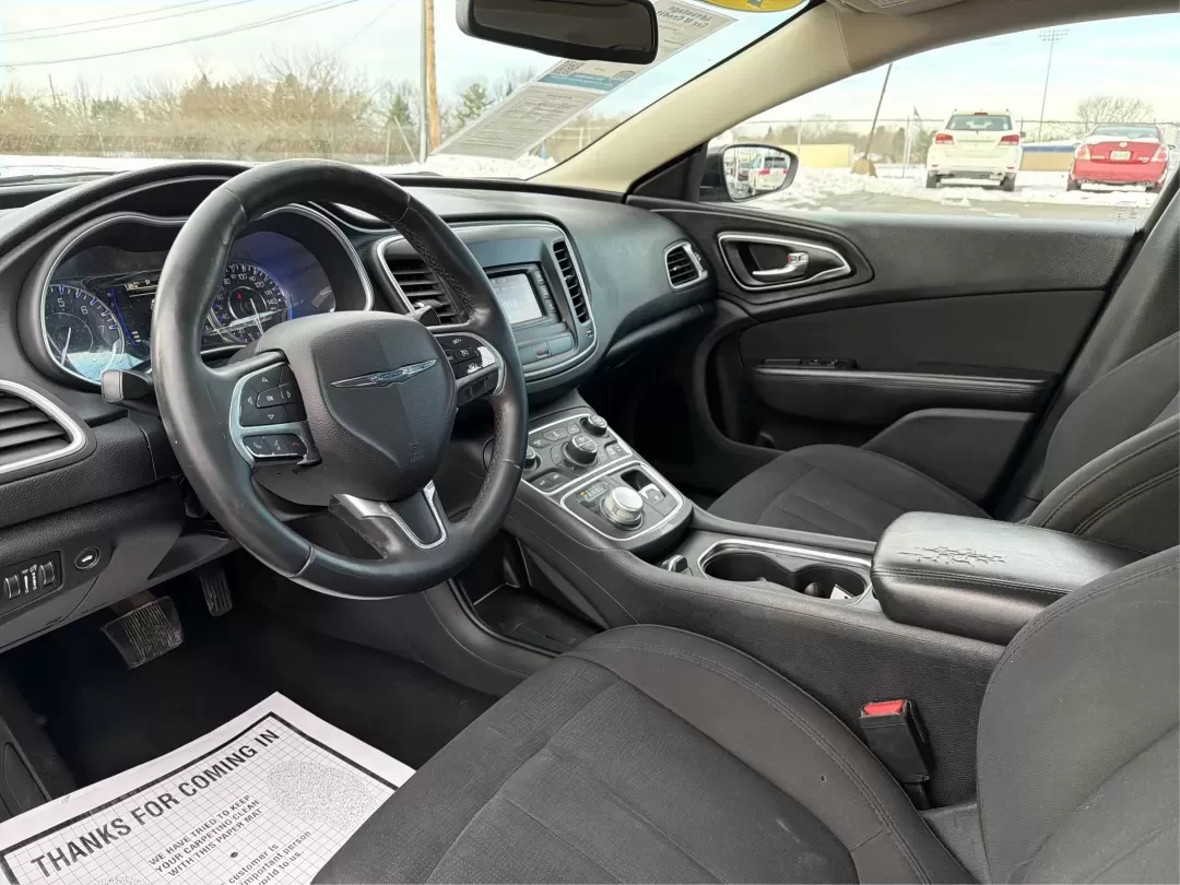 2015 Chrysler 200 Limited (1C3CCCAB3FN) with an 2.4L L4 DOHC 16V engine, 9-Speed Automatic transmission, located at 880 E. National Road, Vandalia, OH, 45377, (937) 908-9800, 39.891918, -84.183594 - 2015 Chrysler 200 Limited - Photo#9