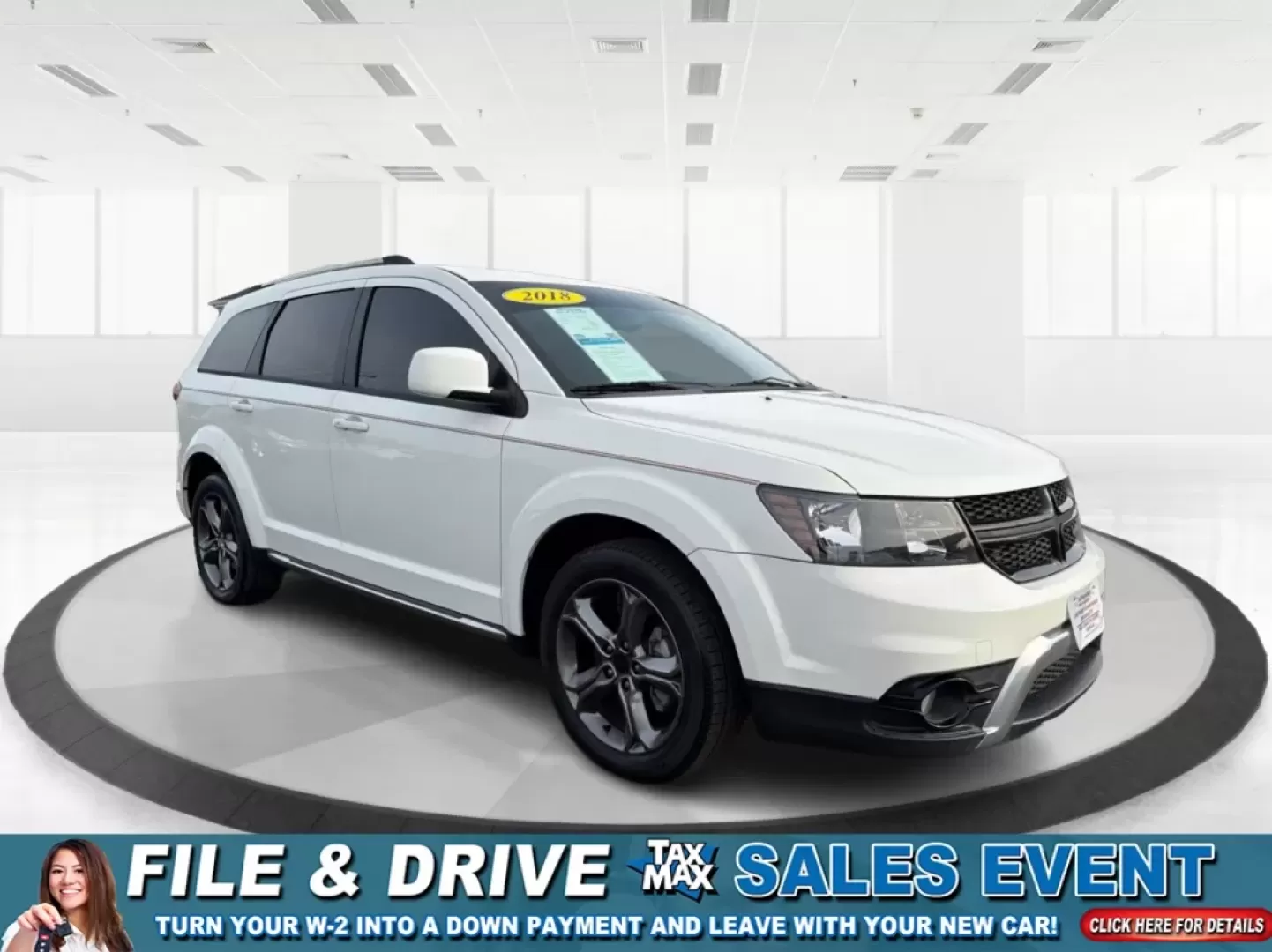 2018 Dodge Journey Crossroad FWD (3C4PDCGBXJT) with an 2.4L L4 DOHC 16V engine, 4-Speed Automatic transmission, located at 1951 S Dayton Lakeview Rd., New Carlisle, OH, 45344, (937) 908-9800, 39.890999, -84.050255 - **Discover Your Next Adventure with the 2018 Dodge Journey at Advantage Car and Credit!** <br /> <br /> Are you in the market for a reliable SUV that can comfortably accommodate your family, handle your daily commute, and take you on unforgettable weekend adventures? Look no further than the 2018 Do - Photo#0