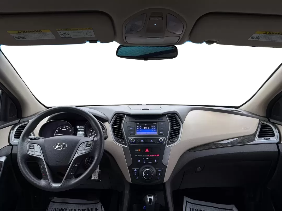 2017 Hyundai Santa Fe 2.4L (5XYZTDLB6HG) with an Theta II 2.4L I-4 gasoline direct injection engine, located at 1099 N County Rd 25A , Troy, OH, 45373, (937) 908-9800, 40.057079, -84.212883 - 2017 Hyundai Santa Fe 2.4L - Photo#19