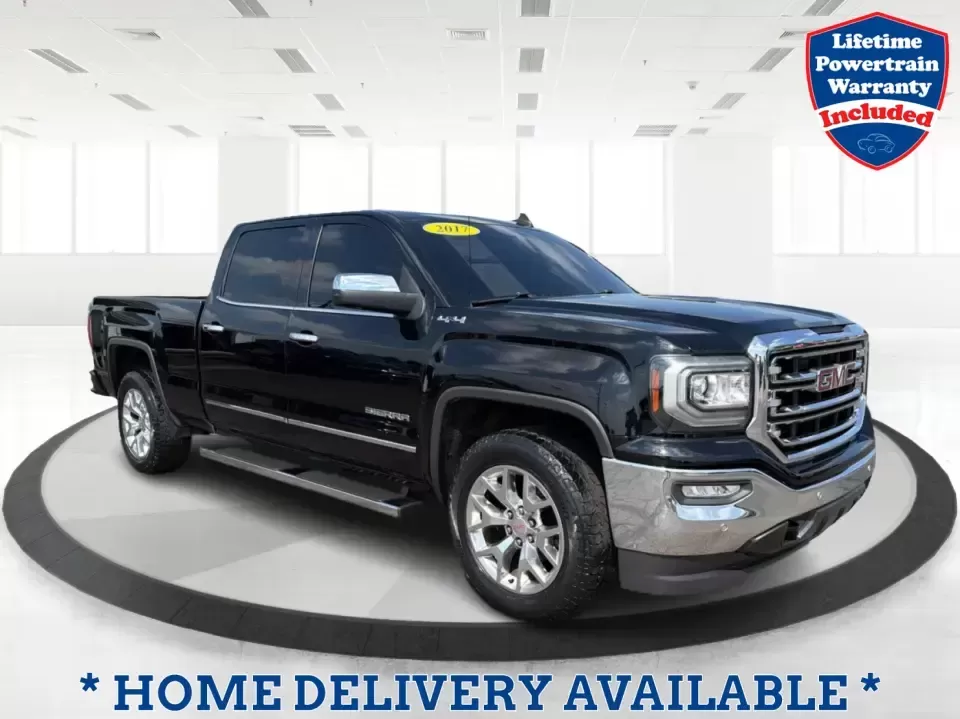 2017 GMC Sierra SLT (3GTU2NEC8HG) with an 5.3L V8 engine, 8-speed automatic transmission, located at 8750 N County Rd 25A, Piqua, OH, 45356, (937) 908-9800, 40.164391, -84.232513 - Need a truck that can handle weekday work, weekend lake runs, and Ohio winters without feeling like you're sacrificing comfort? This 2017 GMC Sierra 1500 SLT 4WD is built for real life in and around Piqua-whether you're towing on Friday, loading up the crew for a Saturday project, or heading up I75- Photo#0