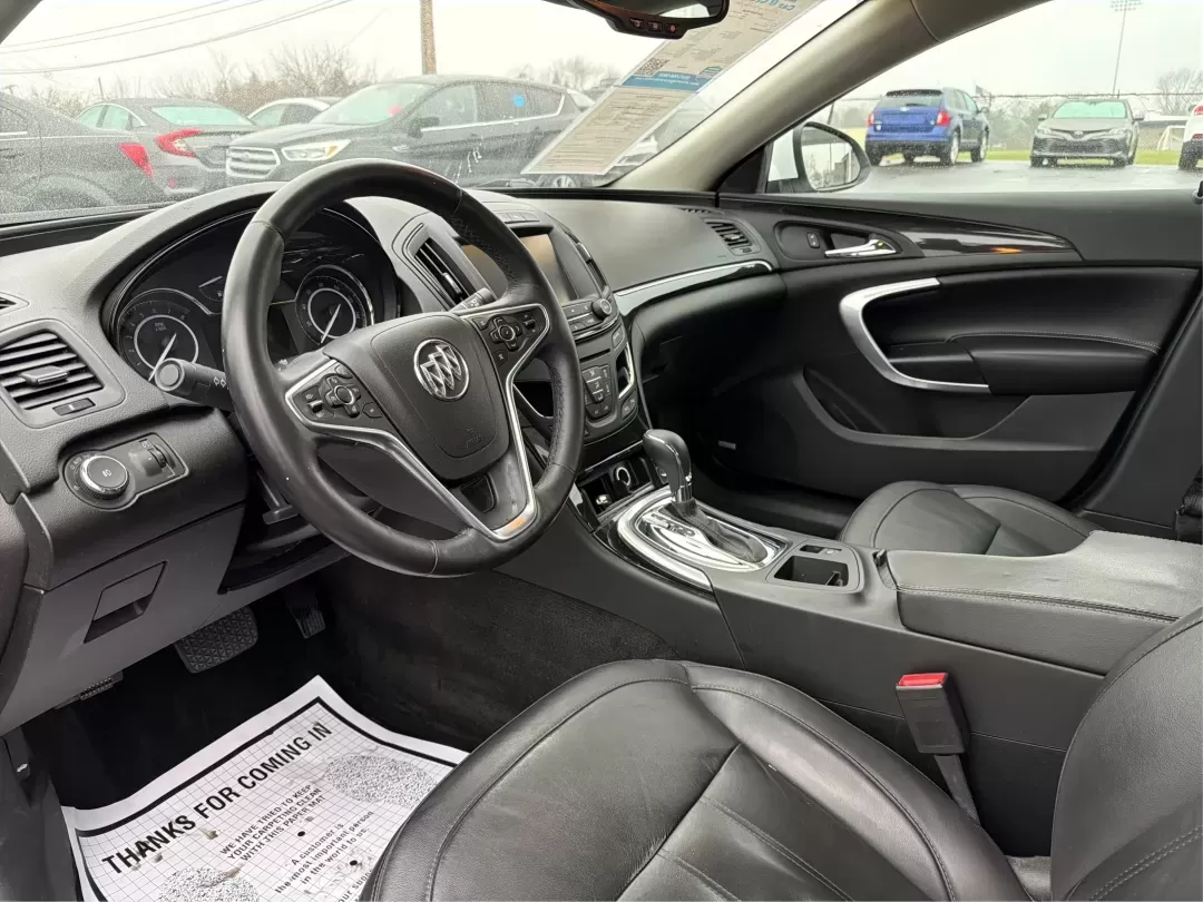 2016 Buick Regal Turbo Premium II (2G4GS5GX7G9) with an 2L I-4 gasoline direct injection engine, located at 8750 N County Rd 25A, Piqua, OH, 45356, (937) 908-9800, 40.164391, -84.232513 - **Discover the Perfect Blend of Luxury and Affordability with This 2016 Buick Regal at Advantage Car and Credit Piqua!**<br /> <br /> Are you in the market for a sophisticated sedan that effortlessly combines style, comfort, and performance? Look no further than this stunning 2016 Buick Regal Turbo - Photo#9