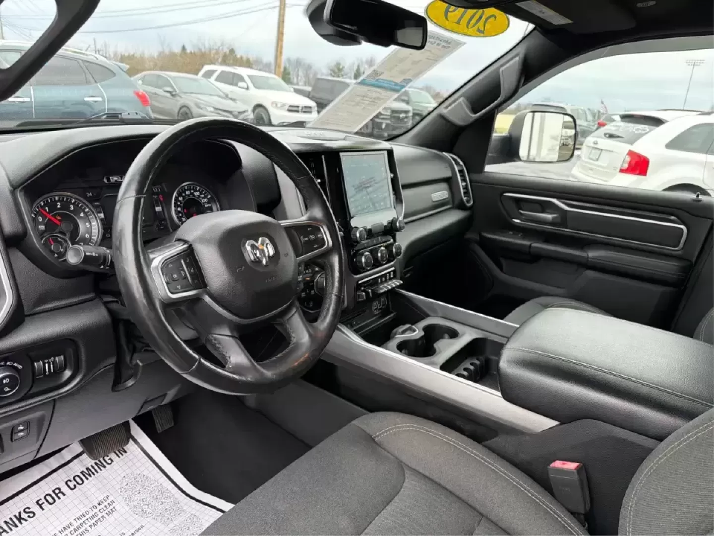 2019 Ram 1500 Big Horn/Lone Star Crew Cab 4x4 5'7 Box (1C6SRFFT9KN) with an 5.7L V8 OHV 16V engine, 8A transmission, located at 880 E. National Road, Vandalia, OH, 45377, (937) 908-9800, 39.891918, -84.183594 - **Unleash Your Adventure with This 2019 Ram 1500 Big Horn/Lone Star Crew Cab in Patriot Blue Pearlcoat!**<br /> <br /> Are you ready to elevate your lifestyle with a truck that can handle both your daily commute and weekend adventures? This 2019 Ram 1500 Big Horn/Lone Star Crew Cab is the perfect co - Photo#9