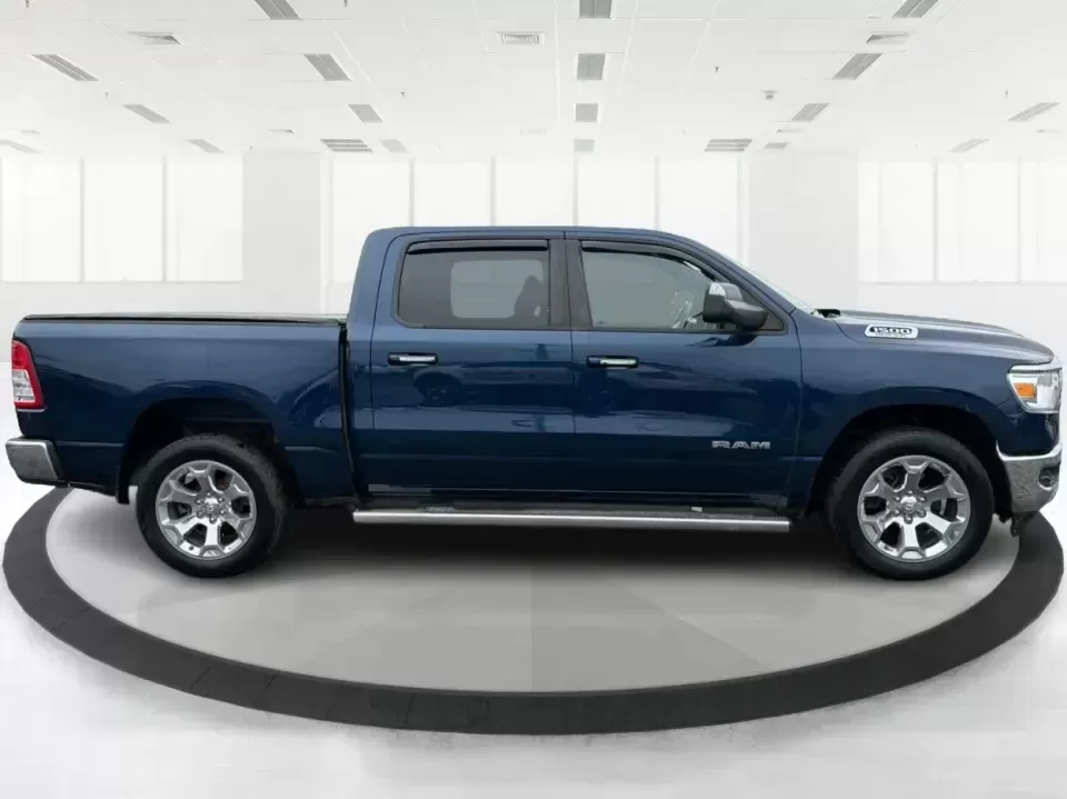 2019 Ram 1500 Big Horn/Lone Star Crew Cab 4x4 5'7 Box (1C6SRFFT9KN) with an 5.7L V8 OHV 16V engine, 8A transmission, located at 8750 N County Rd 25A, Piqua, OH, 45356, (937) 908-9800, 40.164391, -84.232513 - **Unleash Your Adventure with This 2019 Ram 1500 Big Horn/Lone Star Crew Cab in Patriot Blue Pearlcoat!**<br /> <br /> Are you ready to elevate your lifestyle with a truck that can handle both your daily commute and weekend adventures? This 2019 Ram 1500 Big Horn/Lone Star Crew Cab is the perfect co - Photo#1