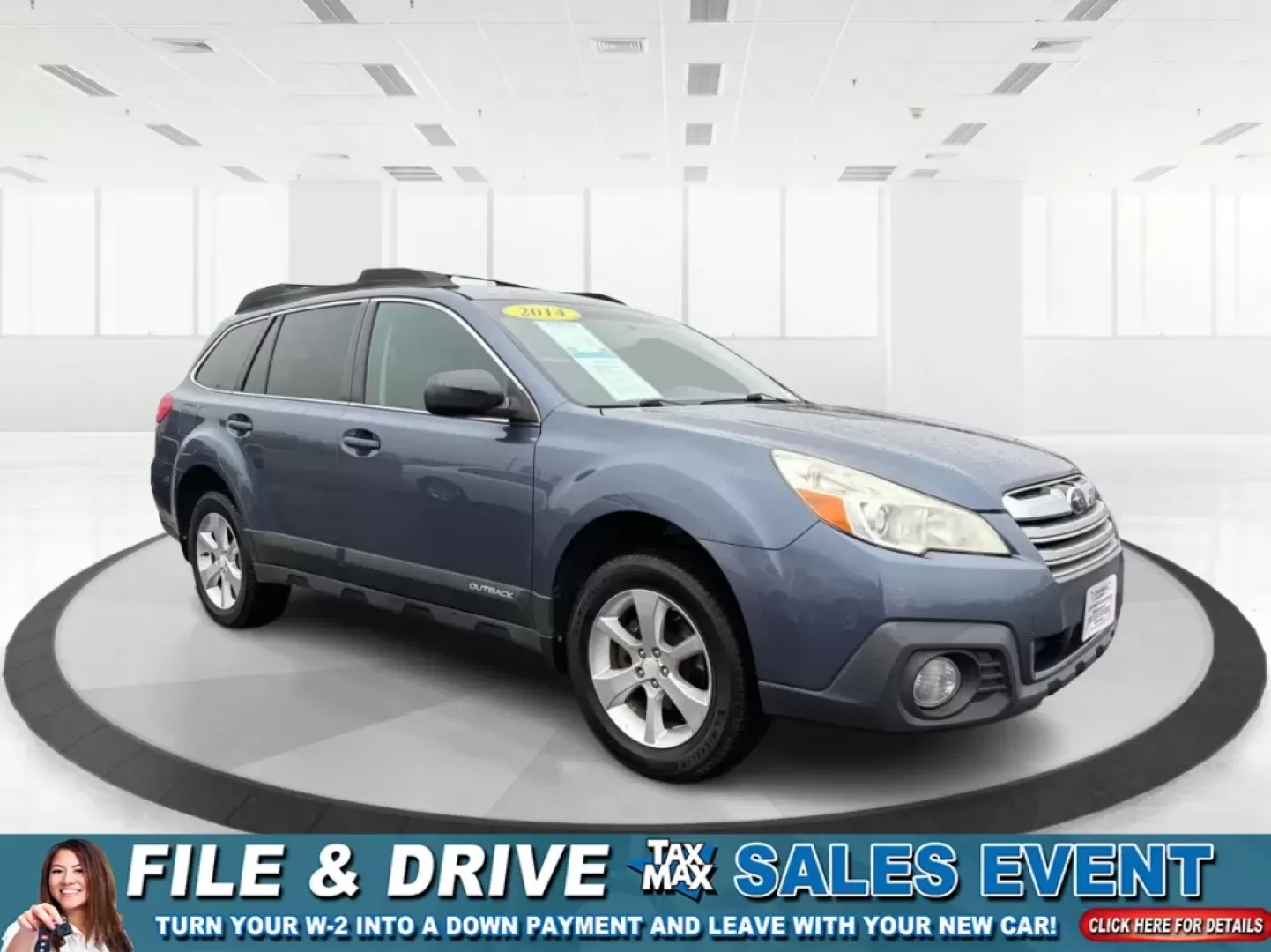 2014 Subaru Outback 2.5i (4S4BRCAC5E3) with an 2.5L H-4 DOHC engine, Continuously Variable Transmission (CVT) transmission, located at 1230 East Main St, Xenia, OH, 45385, (937) 908-9800, 39.688026, -83.910172 - **Adventure Awaits with the 2014 Subaru Outback 2.5i at Advantage Car and Credit - Xenia!**<br /> <br /> Are you ready to elevate your lifestyle with a vehicle designed for both comfort and adventure? The 2014 Subaru Outback 2.5i is your perfect companion for weekend getaways, family road trips, or - Photo#0