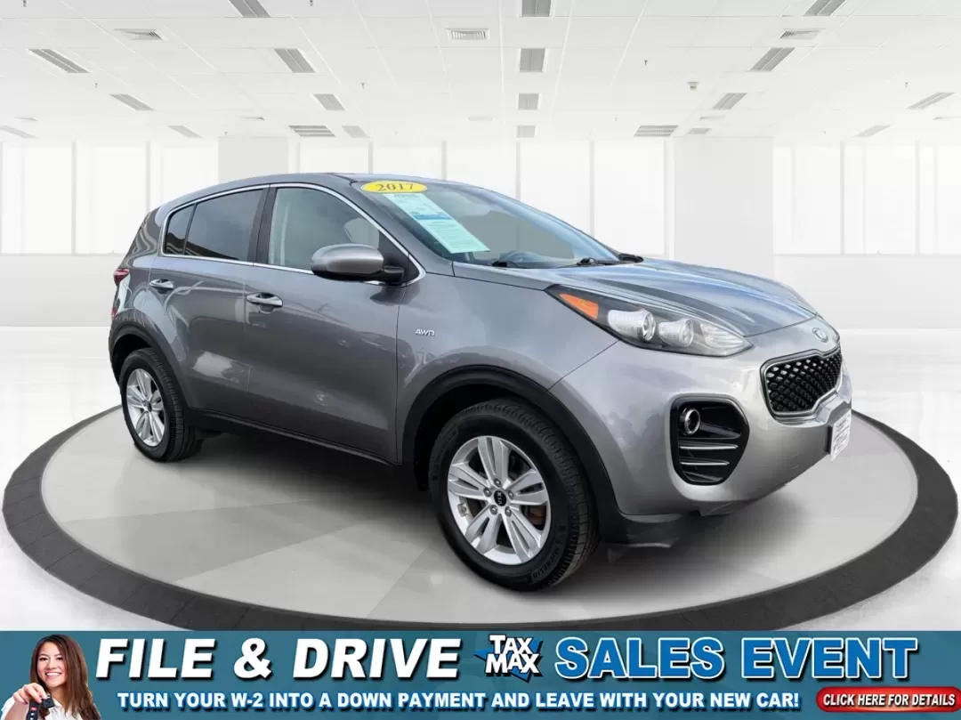 2017 Kia Sportage LX (KNDPMCAC2H7) with an Theta II 2.4L I-4 gasoline direct injection engine, located at 401 Woodman Dr, Riverside, OH, 45431, (937) 908-9800, 39.760899, -84.123421 - **Adventure Awaits with the 2017 Kia Sportage LX at Advantage Car and Credit - Riverside!**<br /> <br /> Are you looking for a versatile crossover that seamlessly fits into your active lifestyle? The 2017 Kia Sportage LX is your ticket to weekend adventures, family road trips, and daily commutes. Wi - Photo#0
