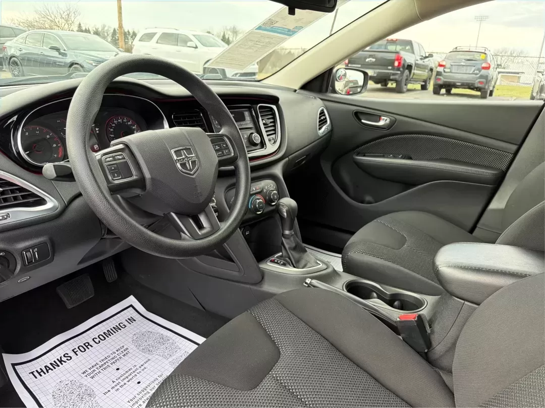 2016 Dodge Dart SXT Sport (1C3CDFFA1GD) with an MultiAir 2L I-4 DOHC engine, located at 1184 Kauffman Ave, Fairborn, OH, 45324, (937) 908-9800, 39.807072, -84.030914 - **Experience the Thrill of the Road with the 2016 Dodge Dart SXT Sport - Your Perfect Commuter Sedan!**<br /> <br /> At Advantage Car and Credit in Fairborn, OH, we understand that finding the right vehicle is about more than just getting from point A to B-it's about embracing your lifestyle. Whethe - Photo#9