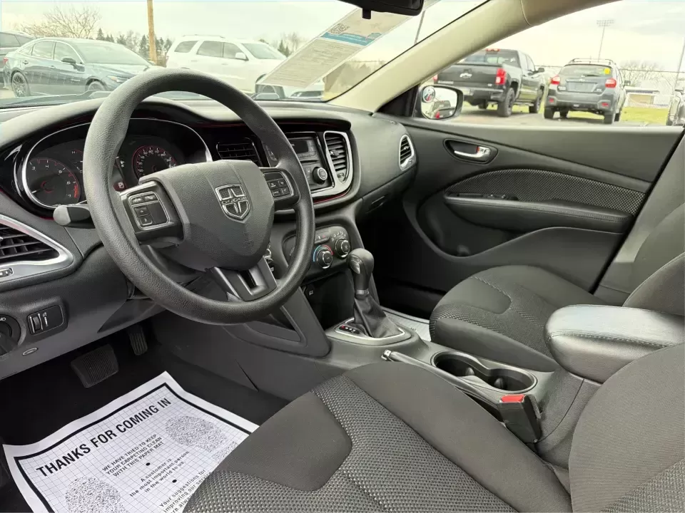 2016 Dodge Dart SXT Sport (1C3CDFFA1GD) with an MultiAir 2L I-4 DOHC engine, Automatic transmission, located at 1951 S Dayton Lakeview Rd., New Carlisle, OH, 45344, (937) 908-9800, 39.890999, -84.050255 - **Experience the Thrill of the Road with the 2016 Dodge Dart SXT Sport - Your Perfect Commuter Sedan!**<br /> <br /> At Advantage Car and Credit in Fairborn, OH, we understand that finding the right vehicle is about more than just getting from point A to B-it's about embracing your lifestyle. Whethe - Photo#9