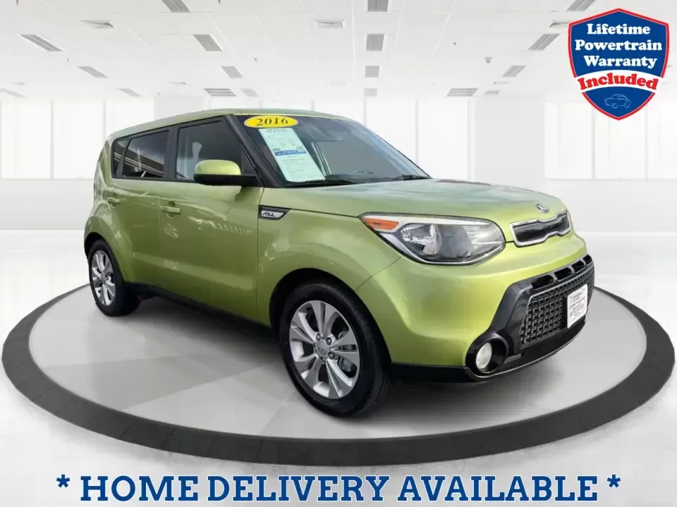 2016 Kia Soul + (KNDJP3A52G7) with an 2L I-4 gasoline direct injection engine, 6A transmission, located at 8750 N County Rd 25A, Piqua, OH, 45356, (937) 908-9800, 40.164391, -84.232513 - **Experience Versatility and Style with the 2016 Kia Soul at Advantage Car and Credit!**<br /> <br /> Are you looking for a vehicle that seamlessly blends practicality with a vibrant lifestyle? The 2016 Kia Soul is the perfect companion for your daily commutes, weekend getaways, or family outings. W - Photo#0