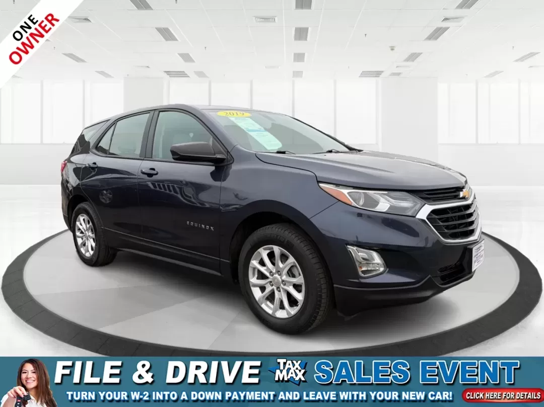2019 Chevrolet Equinox LS (3GNAXHEV9KL) with an 1.5L I-4 gasoline direct injection engine, located at 8750 N County Rd 25A, Piqua, OH, 45356, (937) 908-9800, 40.164391, -84.232513 - **Embrace Adventure with the 2019 Chevrolet Equinox LS Perfect for Your Family Road Trips!**<br /> <br /> Are you ready to elevate your family adventures with a vehicle that combines comfort, style, and reliability? Look no further than the stunning 2019 Chevrolet Equinox LS, available now at Advan - Photo#0