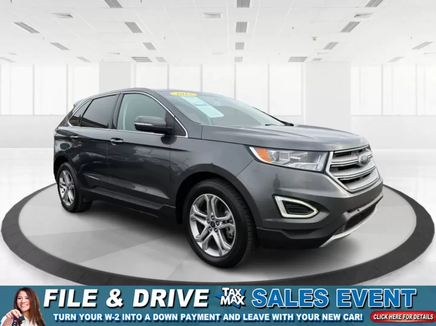 2015 Ford Edge Titanium (2FMTK3K89FB) with an 3.5L V6 DOHC 24V engine, 6A transmission, located at 8750 N County Rd 25A, Piqua, OH, 45356, (937) 908-9800, 40.164391, -84.232513 - **Explore New Horizons with the 2015 Ford Edge Titanium at Advantage Car and Credit**<br /> <br /> If you're on the hunt for a versatile SUV that can handle anything from daily commutes to weekend adventures, look no further than the 2015 Ford Edge Titanium. This sporty utility vehicle is the perfec - Photo#0