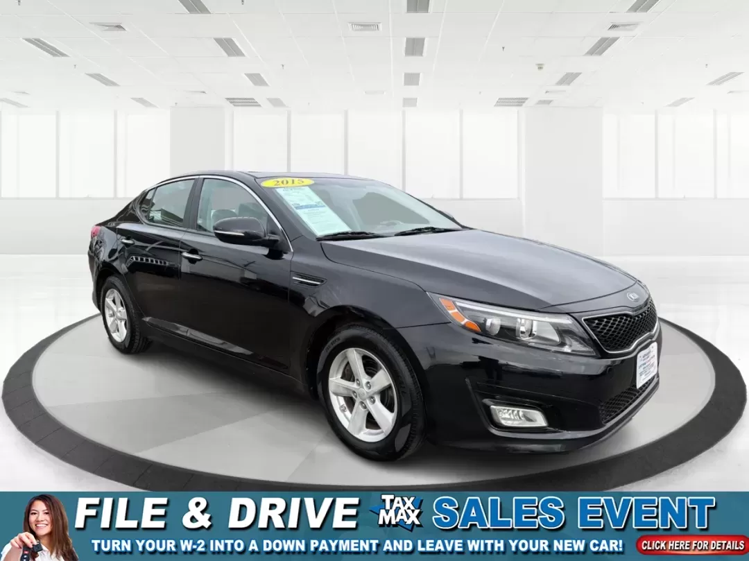 2015 Kia Optima LX (KNAGM4A73F5) with an Theta II 2.4L I-4 gasoline direct injection engine, located at 1951 S Dayton Lakeview Rd., New Carlisle, OH, 45344, (937) 908-9800, 39.890999, -84.050255 - Are you looking for a reliable sedan that combines style, comfort, and affordability? Look no further! At Advantage Car and Credit in New Carlisle, OH, we are excited to present this stunning 2015 Kia Optima LX, perfect for anyone from budget-conscious buyers to those needing a dependable vehicle fo - Photo#0