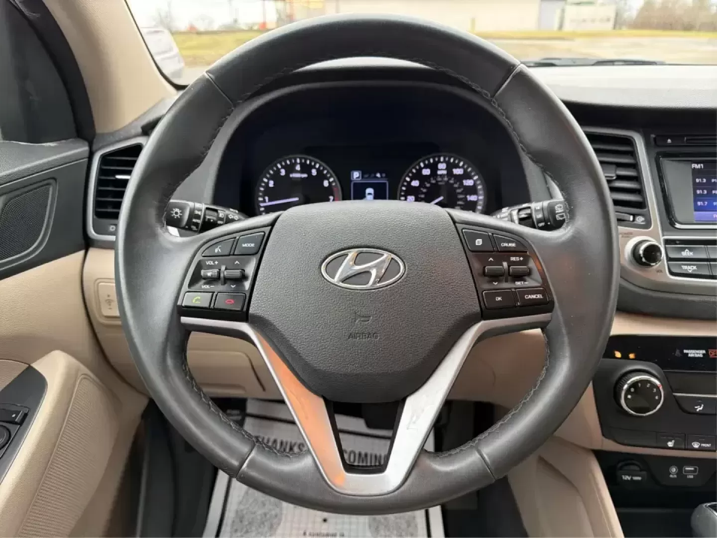 2016 Hyundai Tucson Sport (KM8J3CA26GU) with an 1.6L I-4 gasoline direct injection engine, 7A transmission, located at 1184 Kauffman Ave, Fairborn, OH, 45324, (937) 908-9800, 39.807072, -84.030914 - Discover a world of adventure with the 2016 Hyundai Tucson Sport, the perfect SUV for active families and weekend explorers alike! With its stylish Dazzling White exterior and spacious interior, this vehicle is designed for those who crave both comfort and versatility. Whether you're navigating thro - Photo#16