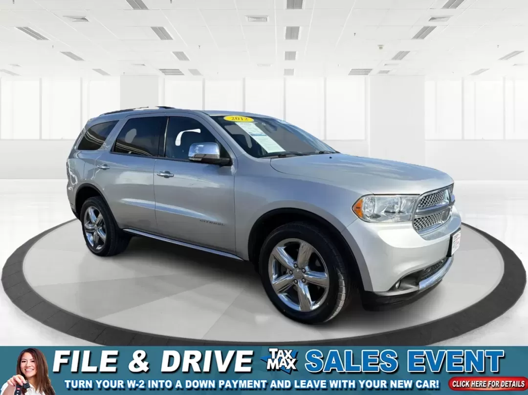 2012 Dodge Durango Citadel (1C4SDJET7CC) with an Other engine, located at 4508 South Dixie Dr, Moraine, OH, 45439, (937) 908-9800, 39.689976, -84.218452 - **Experience Adventure and Comfort: 2012 Dodge Durango Citadel for Sale at Advantage Car and Credit - Moraine**<br /> <br /> If you are searching for the perfect SUV that combines rugged capability with luxurious comfort, look no further than the 2012 Dodge Durango Citadel. This vehicle is ideal for - Photo#0