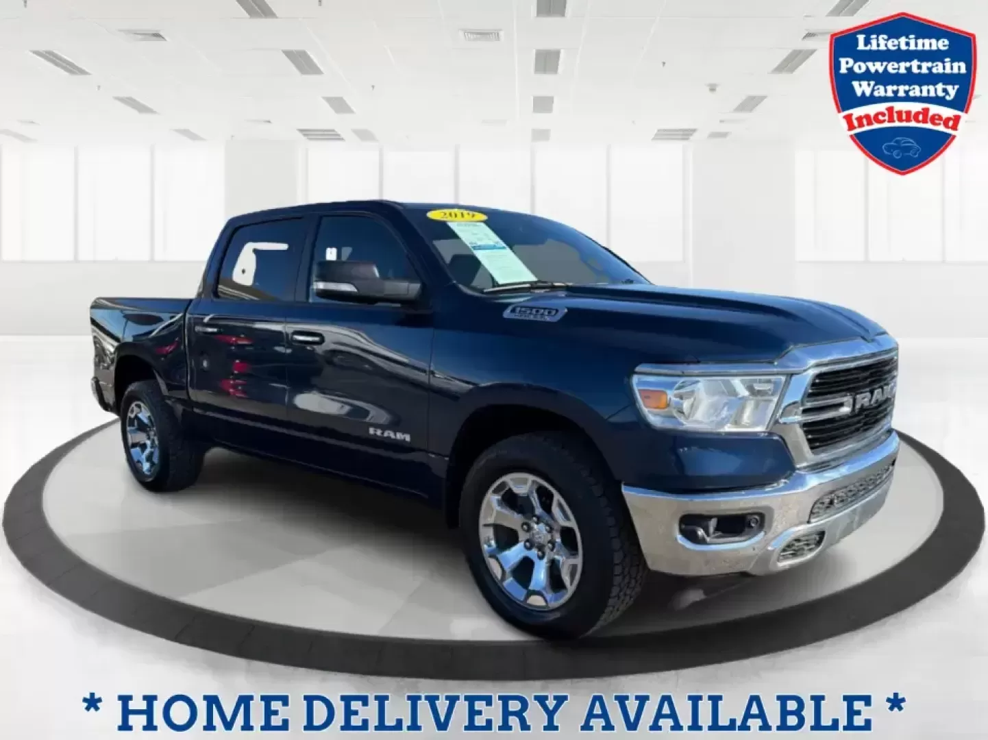 2019 Ram 1500 Big Horn/Lone Star Crew Cab 4x4 5'7 Box (1C6SRFFT2KN) with an 5.7L V8 OHV 16V engine, 8A transmission, located at 880 E. National Road, Vandalia, OH, 45377, (937) 908-9800, 39.891918, -84.183594 - **Experience the Ultimate Adventure with the 2019 Ram 1500 Big Horn/Lone Star Crew Cab 4x4!**<br /> <br /> If you're searching for a truck that seamlessly blends rugged capability with everyday practicality, look no further than the 2019 Ram 1500 Big Horn/Lone Star Crew Cab 4x4, available now at Adv - Photo#0