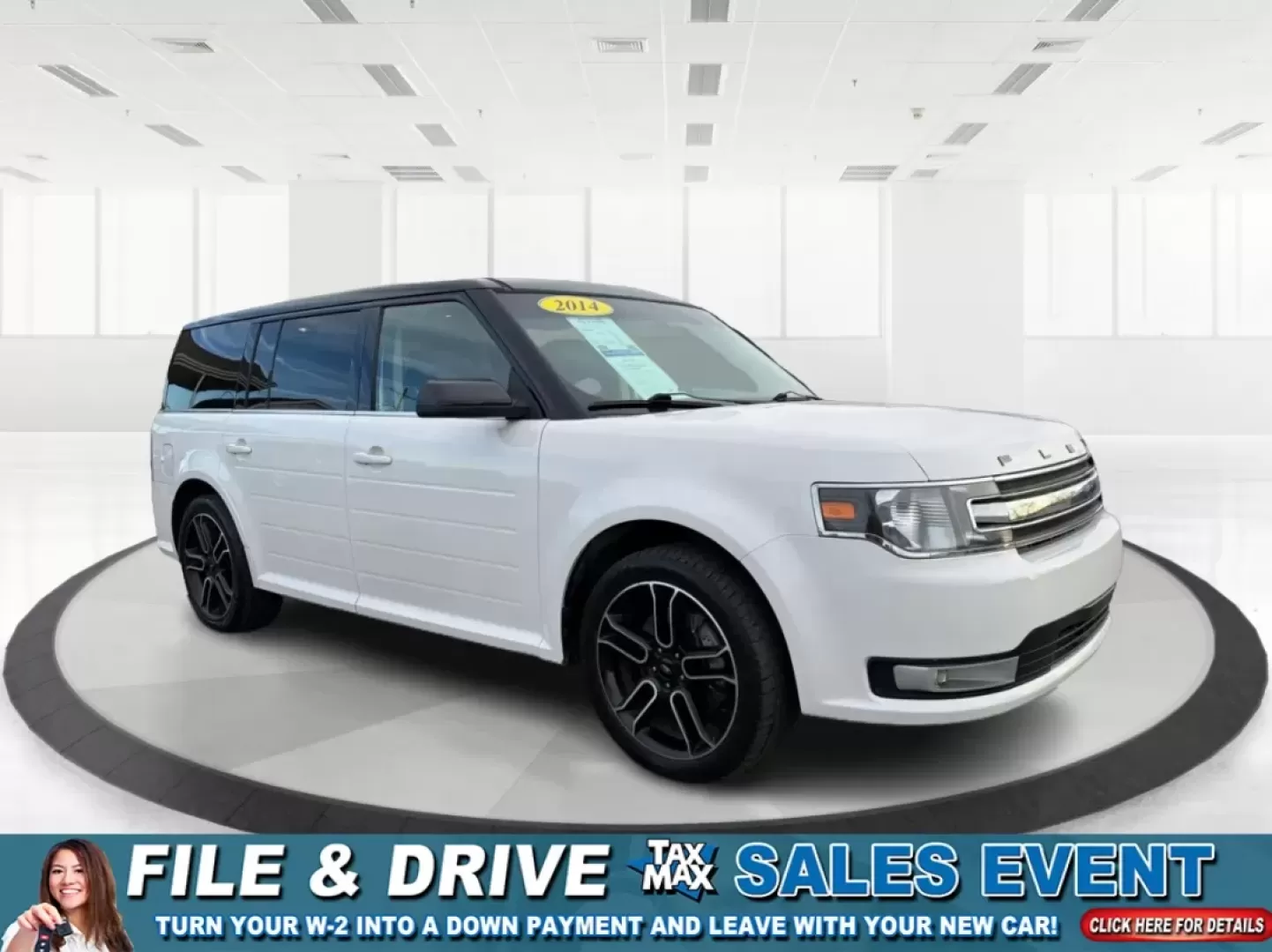 2014 Ford Flex SEL (2FMGK5C83EB) with an 3.5L V-6 DOHC engine, located at 401 Woodman Dr, Riverside, OH, 45431, (937) 908-9800, 39.760899, -84.123421 - **Explore the Open Road with Confidence: 2014 Ford Flex SEL at Advantage Car and Credit**<br /> <br /> Are you searching for the perfect vehicle to accommodate your active lifestyle? Look no further! The 2014 Ford Flex SEL is not just a car; it's a gateway to unforgettable family road trips, weekend - Photo#0