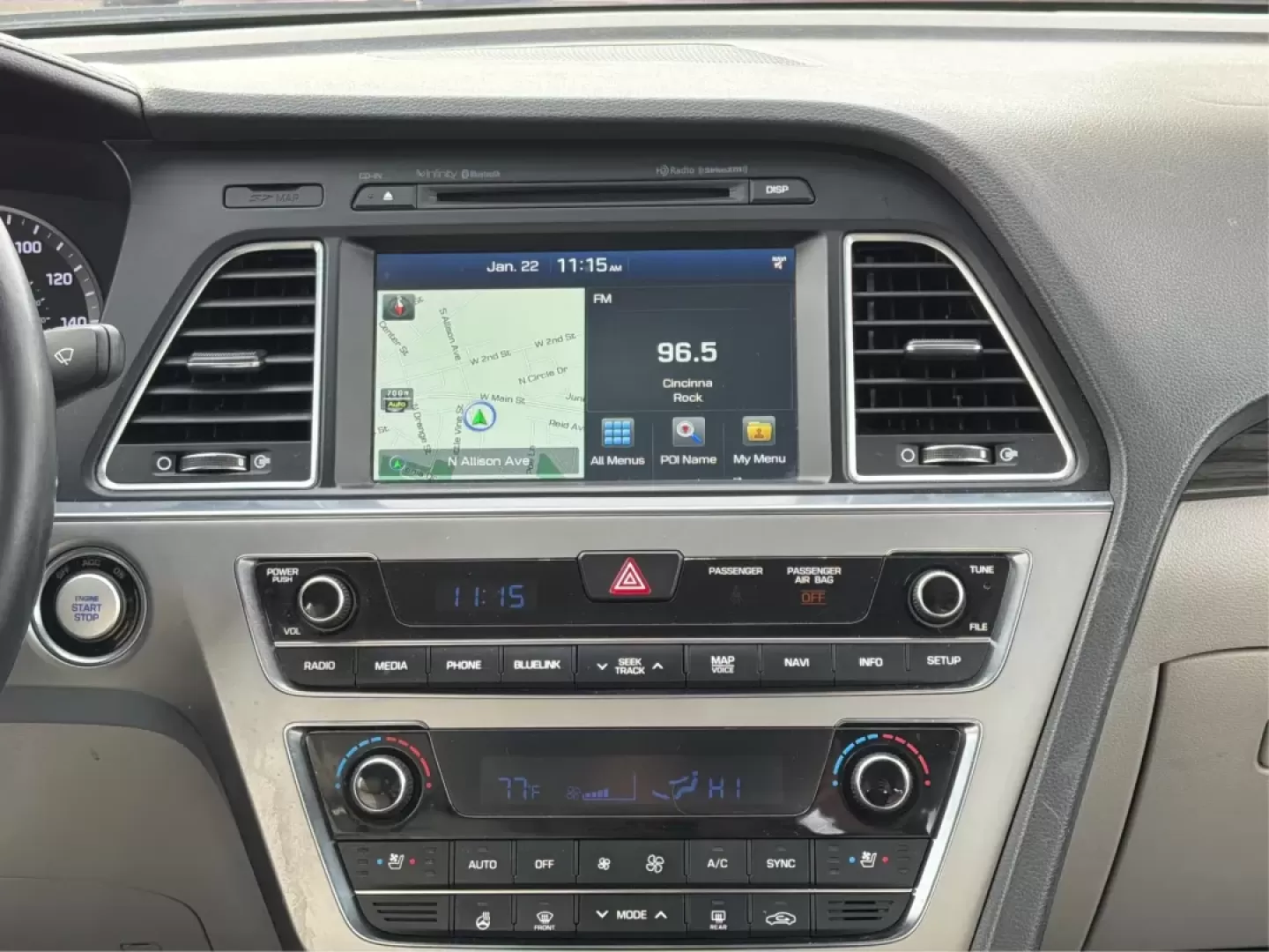 2015 Hyundai Sonata Limited (5NPE34AF8FH) with an 2.4L I-4 gasoline direct injection engine, 6-Speed Automatic transmission, located at 8750 N County Rd 25A, Piqua, OH, 45356, (937) 908-9800, 40.164391, -84.232513 - Are you in the market for a dependable vehicle that perfectly balances comfort, style, and performance? Look no further than the 2015 Hyundai Sonata Limited, available now at Advantage Car and Credit - Piqua. Whether you're commuting to work, running errands around town, or planning a family road tr - Photo#13