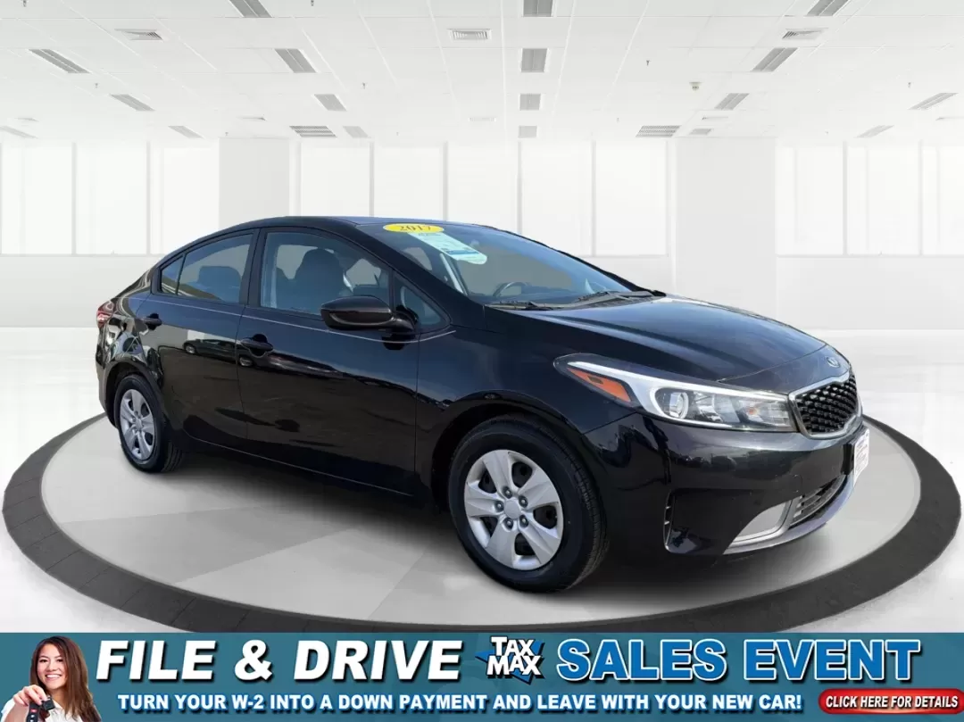 2017 Kia Forte LX (3KPFK4A79HE) with an 2L I-4 DOHC engine, located at 1184 Kauffman Ave, Fairborn, OH, 45324, (937) 908-9800, 39.807072, -84.030914 - 2017 Kia Forte LX - Photo#0