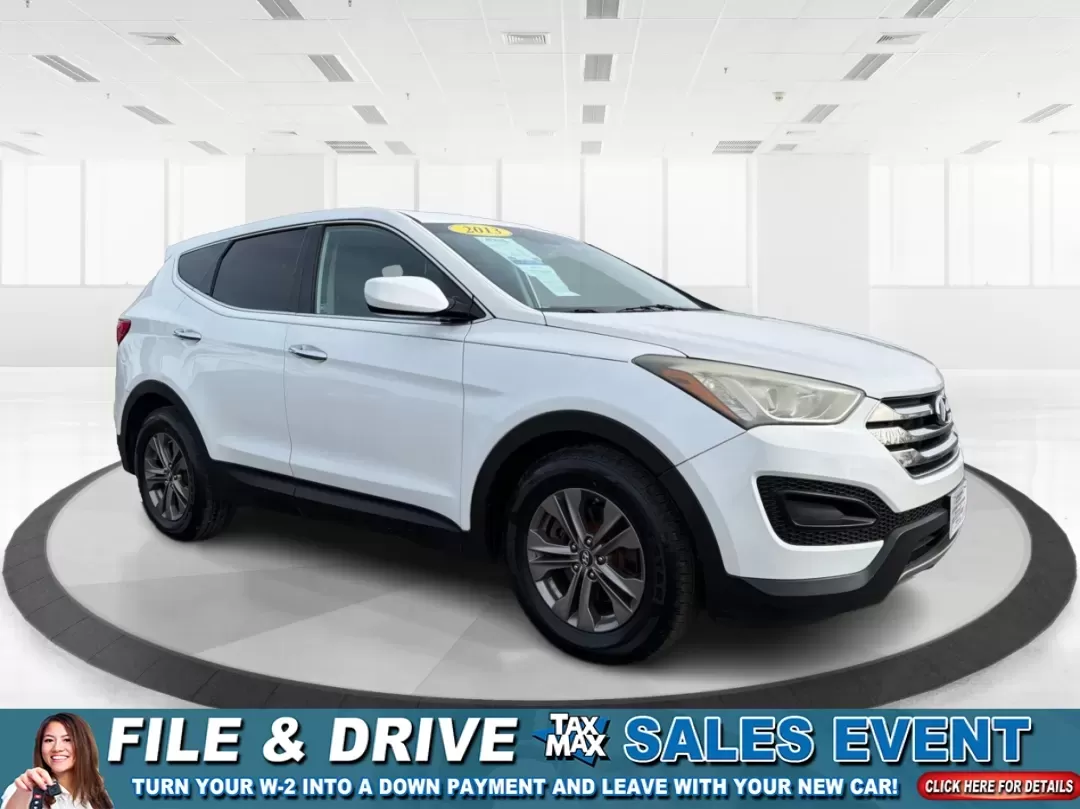 2013 Hyundai Santa Fe Sport (5XYZT3LB2DG) with an Theta II 2.4L I-4 gasoline direct injection engine, 6-Speed Automatic transmission, located at 1184 Kauffman Ave, Fairborn, OH, 45324, (937) 908-9800, 39.807072, -84.030914 - **Adventure Awaits: Drive the 2013 Hyundai Santa Fe Sport in Fairborn, OH!**<br /> <br /> Are you ready to elevate your lifestyle while enjoying the freedom of the open road? Look no further than the stunning 2013 Hyundai Santa Fe Sport, available now at Advantage Car and Credit in Fairborn, OH! Thi - Photo#0