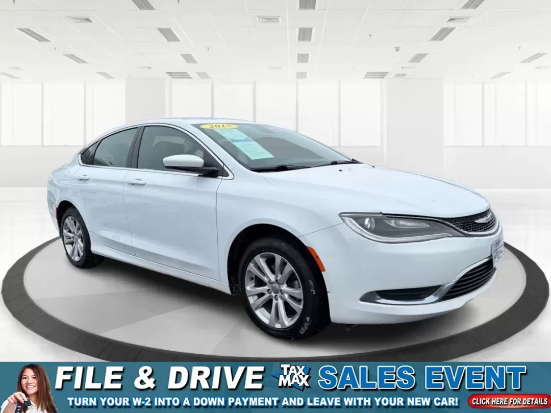2015 Chrysler 200 Limited (1C3CCCAB2FN) with an 3.6L V-6 DOHC engine, 9-Speed Automatic transmission, located at 1184 Kauffman Ave, Fairborn, OH, 45324, (937) 908-9800, 39.807072, -84.030914 - Are you in the market for a reliable sedan that seamlessly blends comfort, performance, and style? Look no further! At Advantage Car and Credit in Fairborn, OH, we present a fantastic opportunity for you to own the 2015 Chrysler 200 Limited. This vehicle is not just a car; it's your perfect companio - Photo#0