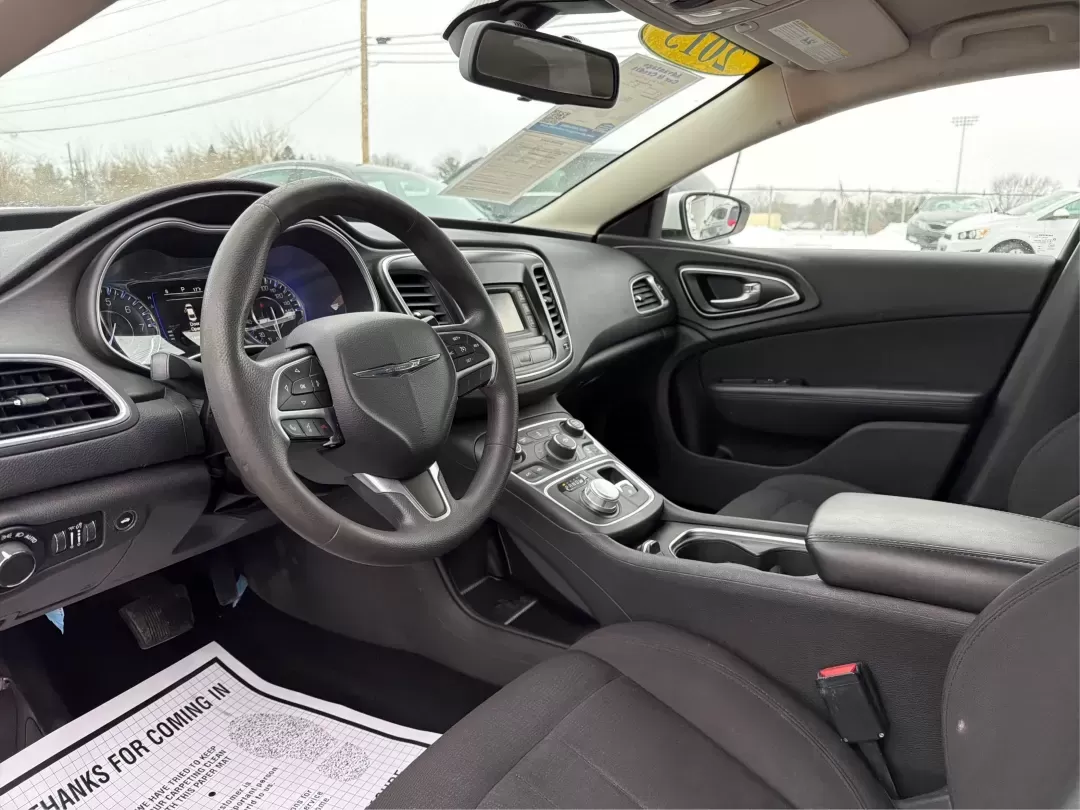 2015 Chrysler 200 Limited (1C3CCCAB2FN) with an 3.6L V-6 DOHC engine, 9-Speed Automatic transmission, located at 1184 Kauffman Ave, Fairborn, OH, 45324, (937) 908-9800, 39.807072, -84.030914 - Are you in the market for a reliable sedan that seamlessly blends comfort, performance, and style? Look no further! At Advantage Car and Credit in Fairborn, OH, we present a fantastic opportunity for you to own the 2015 Chrysler 200 Limited. This vehicle is not just a car; it's your perfect companio - Photo#9