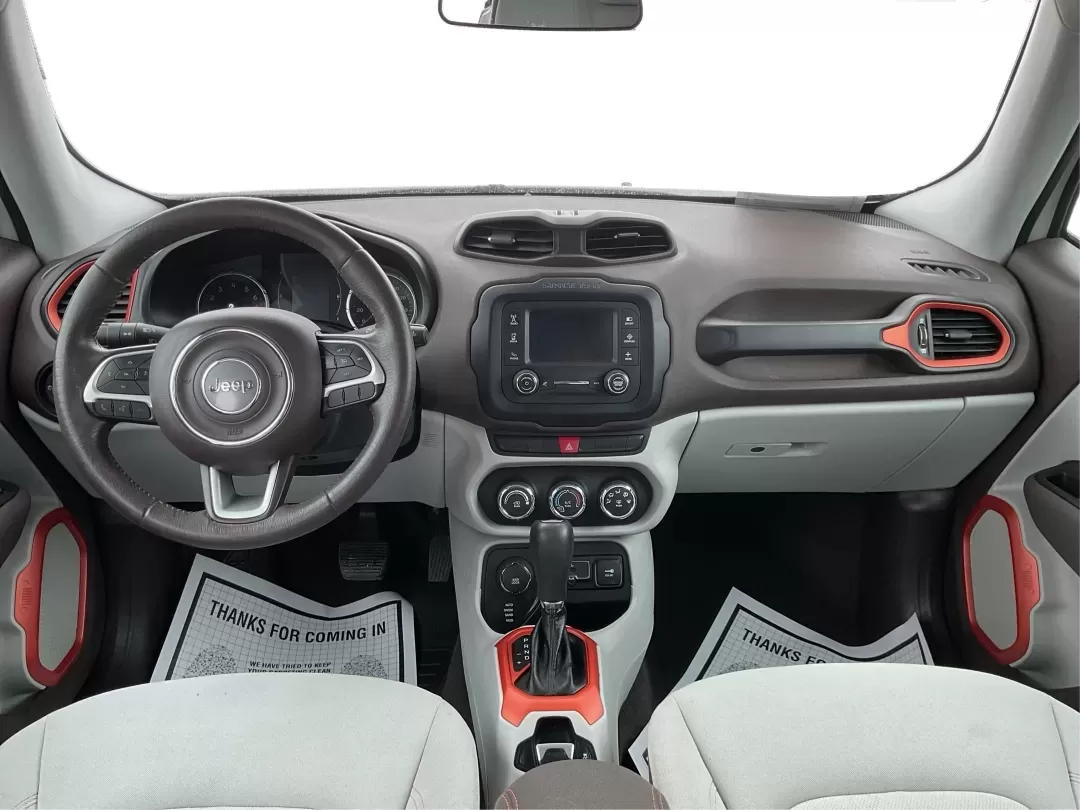 2015 Jeep Renegade Latitude (ZACCJBBT4FP) with an 2.4L L4 engine, 6-Speed Manual transmission, located at 1230 East Main St, Xenia, OH, 45385, (937) 908-9800, 39.688026, -83.910172 - Ready for a life that doesn't stop when the pavement ends? This 2015 Jeep Renegade Latitude 4WD in Alpine White is built for the Xenia lifestyle-weekday commutes down US-35, quick runs to grocery stores near downtown, and spontaneous weekend getaways to Caesar Creek State Park or John Bryan State Pa - Photo#18